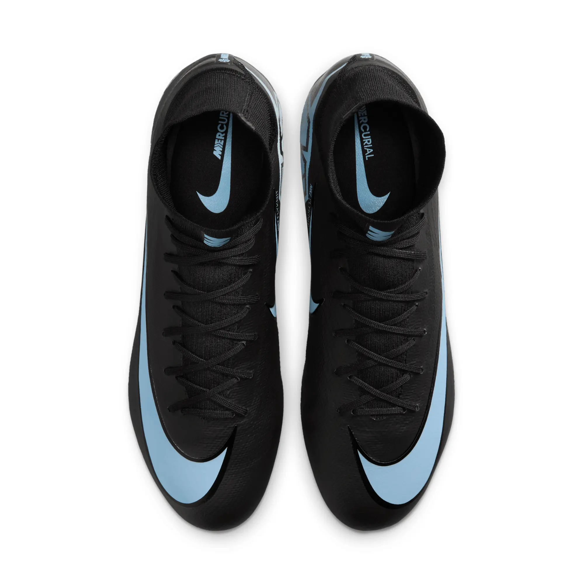 Nike Mercurial Superfly 10 Pro Firm-Ground High-Top Football Boot - Black - Recycled Content Minimum