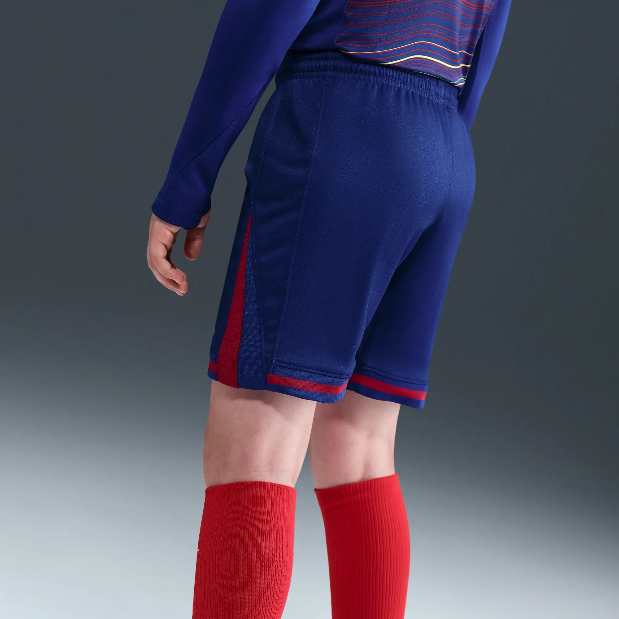 F.C. Barcelona 2025/26 Stadium Home Nike Dri-FIT Football Replica Shorts - Blue - Sustainable Materials