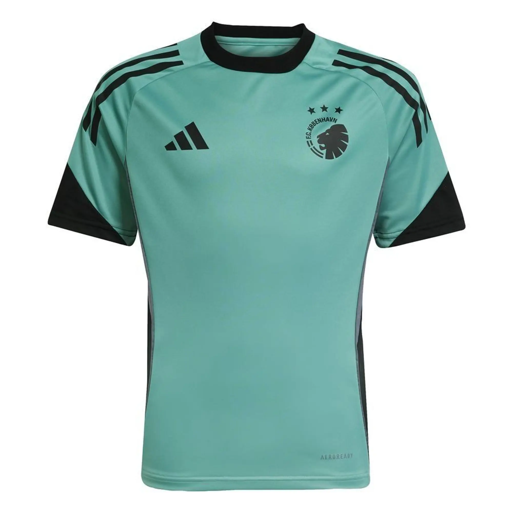 Fc Copenhagen Training T-Shirt Tiro 25 - St Fade Ocean/Black/Onix Kids - ['Blue']