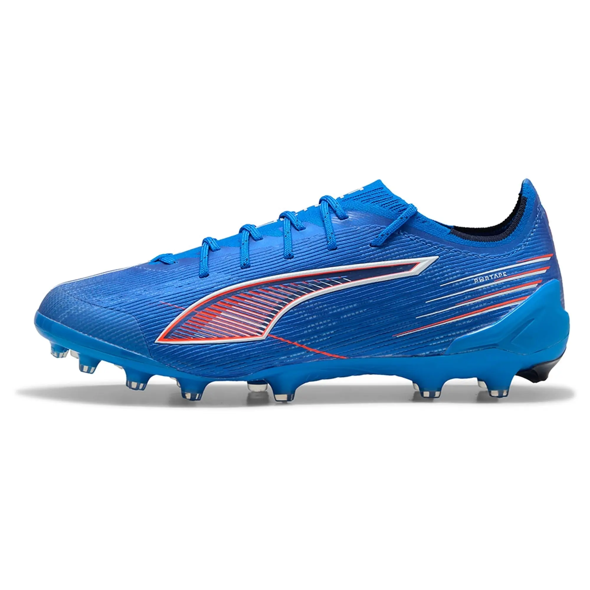 PUMA Ultra 6 Ultimate Ag Football Boots Unisex, Ultra Blue/White/Glowing Red