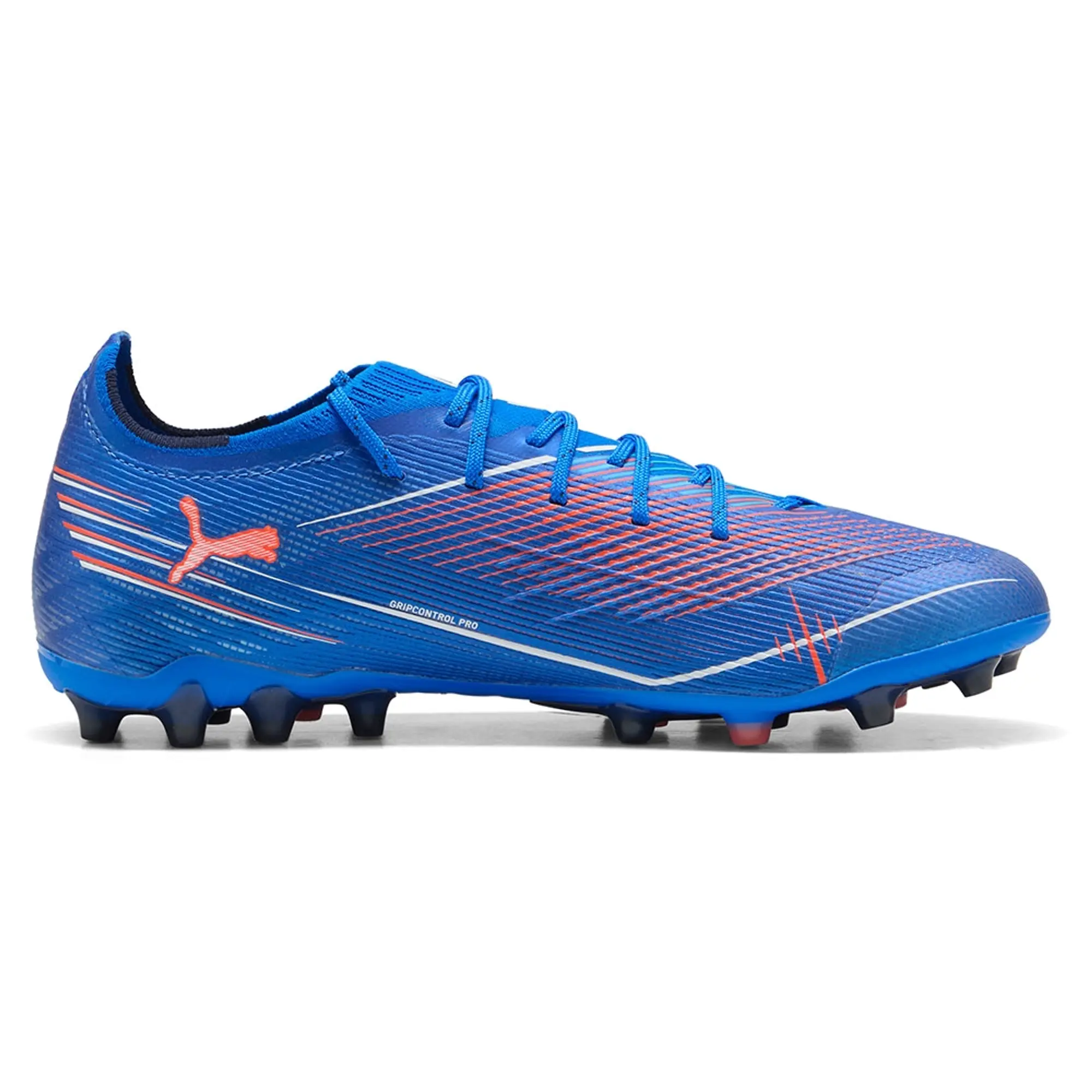 PUMA Ultra 6 Ultimate MG Football Boots Unisex, Ultra Blue/White/Glowing Red