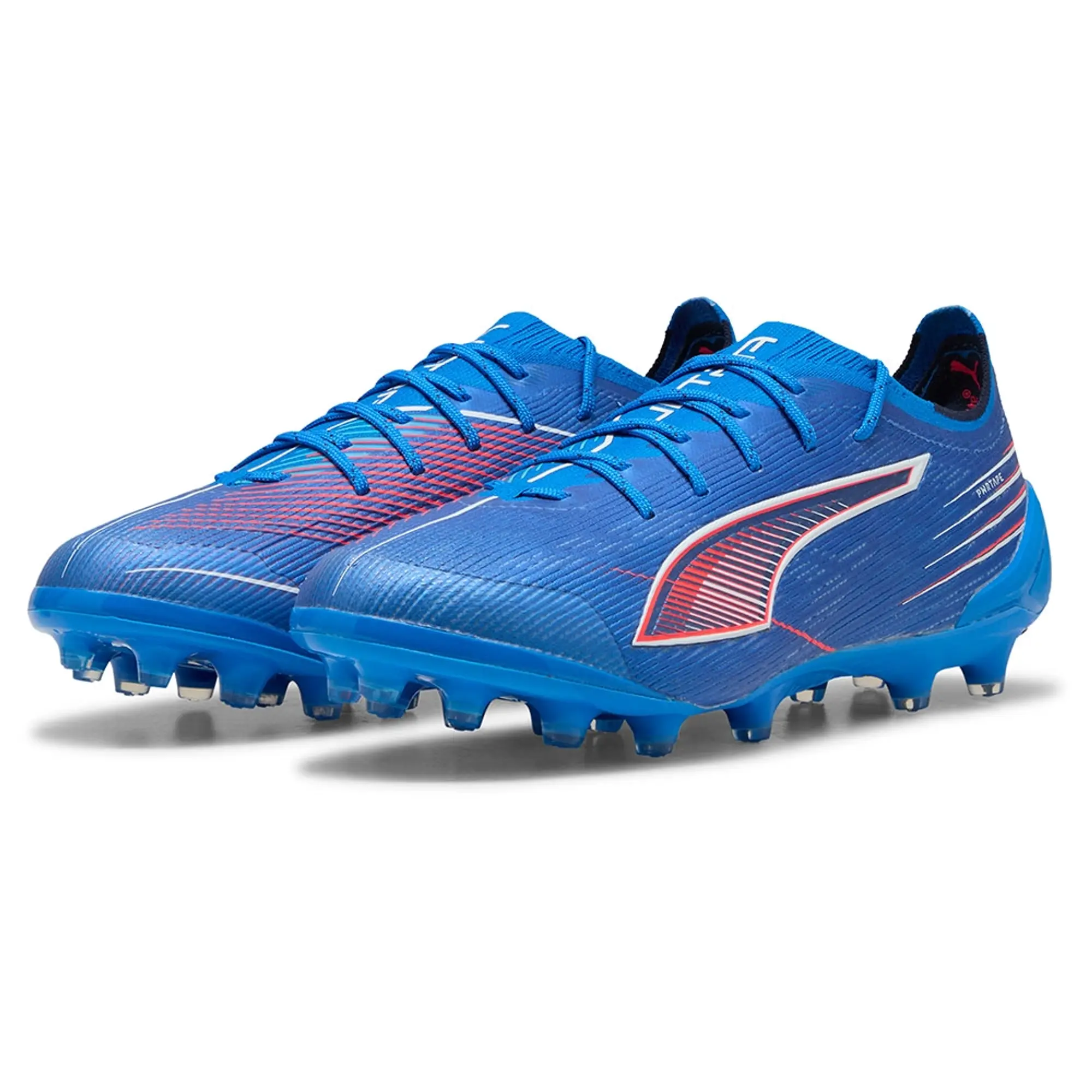 PUMA Ultra 6 Ultimate Ag Football Boots Women, Ultra Blue/White/Glowing Red