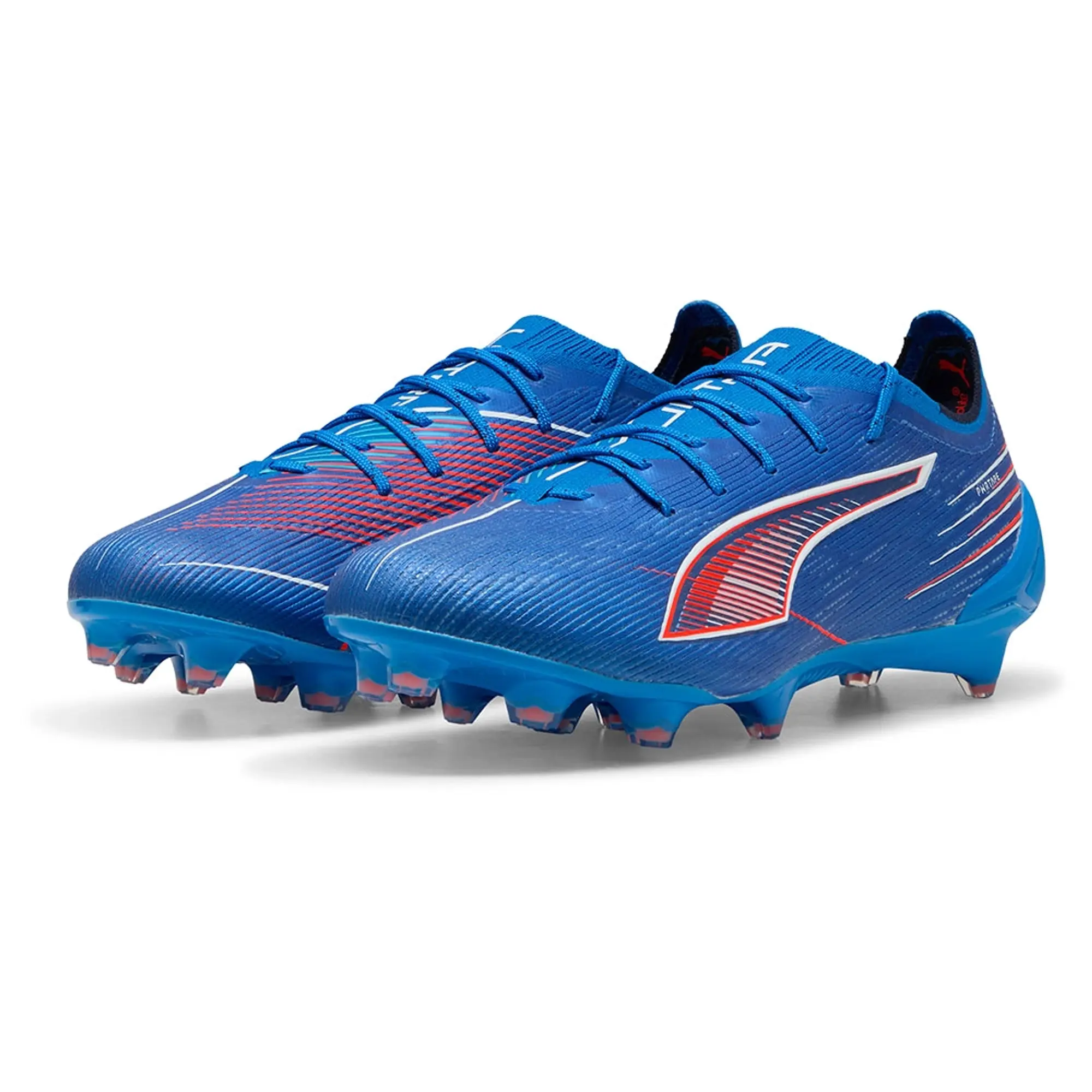 PUMA Ultra 6 Ultimate FG Football Boots Unisex, Ultra Blue/White/Glowing Red