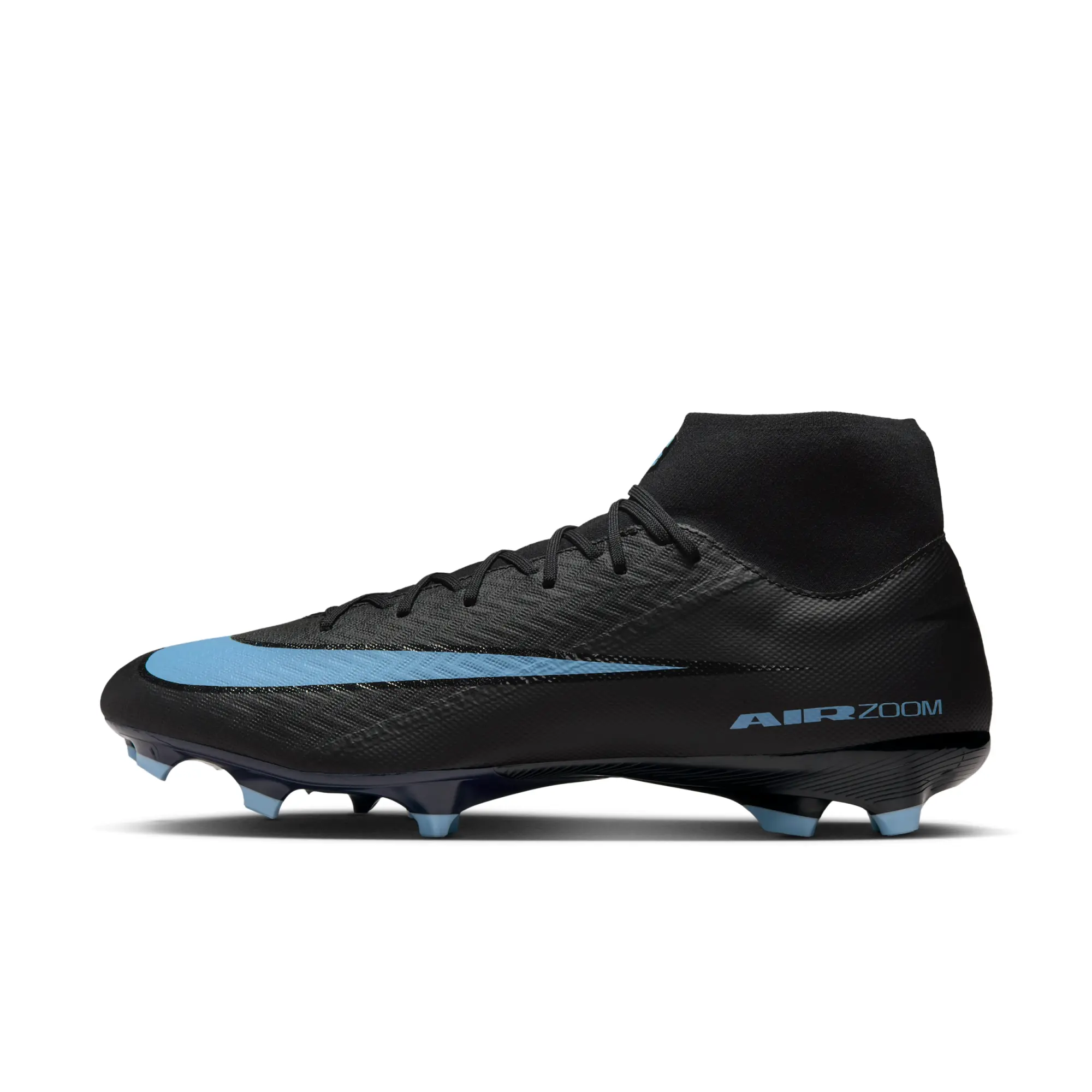 Nike Mercurial Superfly 10 Academy Multi-Ground High-Top Football Boot - Black - Recycled Content Minimum