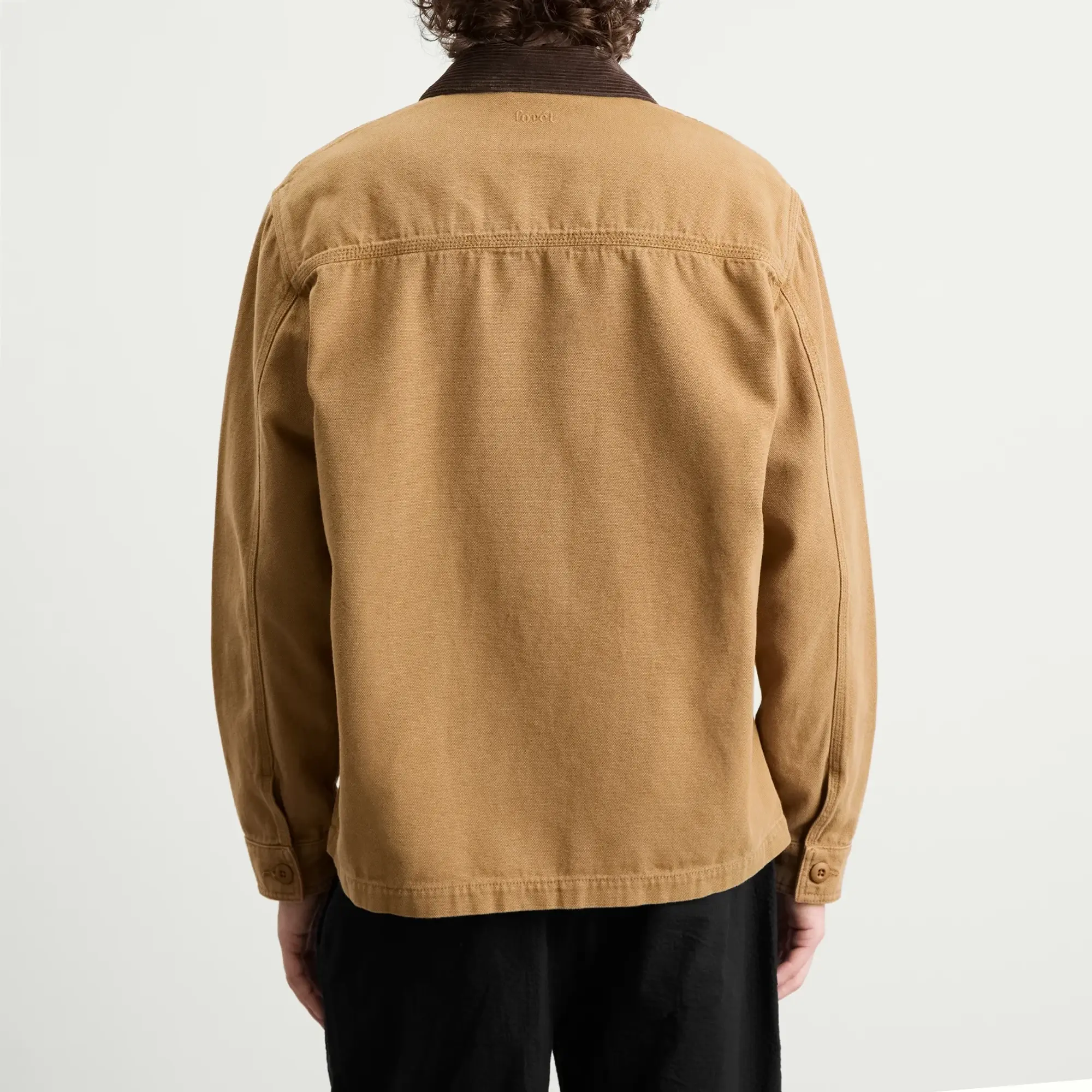 Foret Men's Berry Canvas Jacket Burnt Khaki