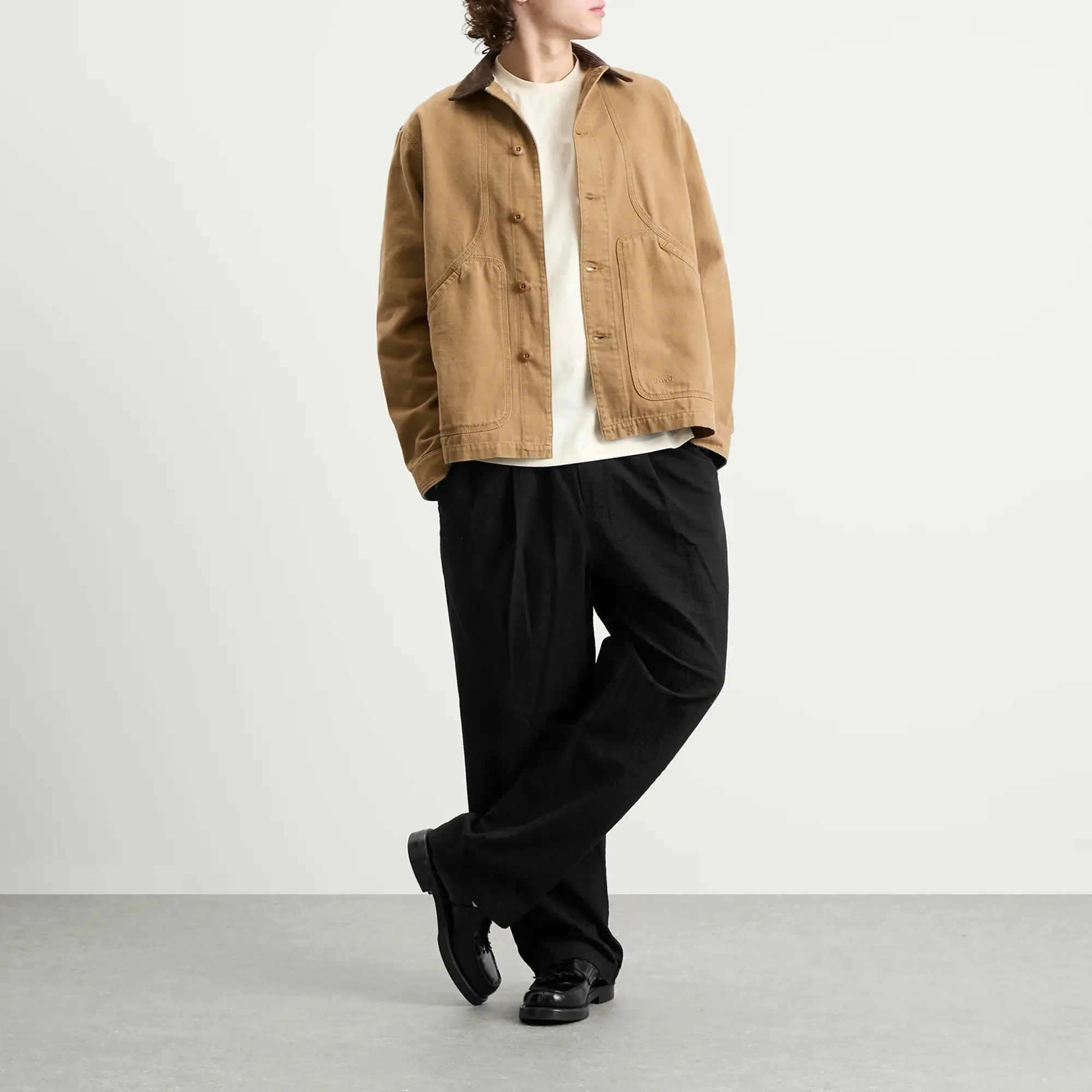 Foret Men's Berry Canvas Jacket Burnt Khaki