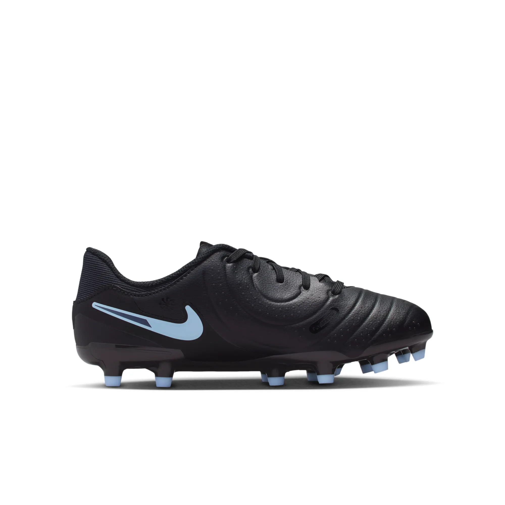 Nike Jr. Tiempo Legend 10 Academy Younger/Older Kids' Multi-Ground Low-Top Football Boot - Black - Recycled Content Minimum