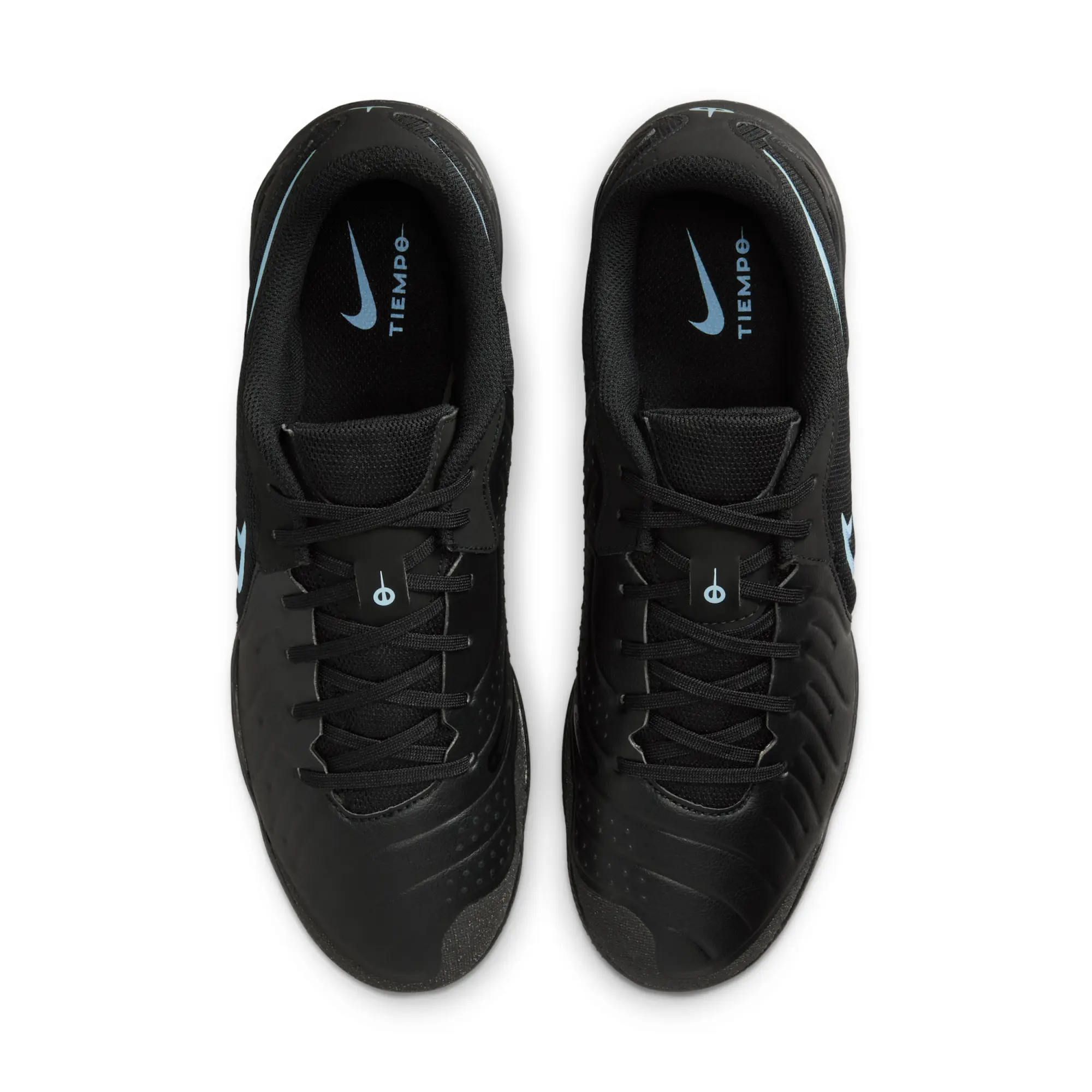 Nike Tiempo Legend 10 Academy Indoor Court Low-Top Football Shoes - Black - Recycled Content Minimum