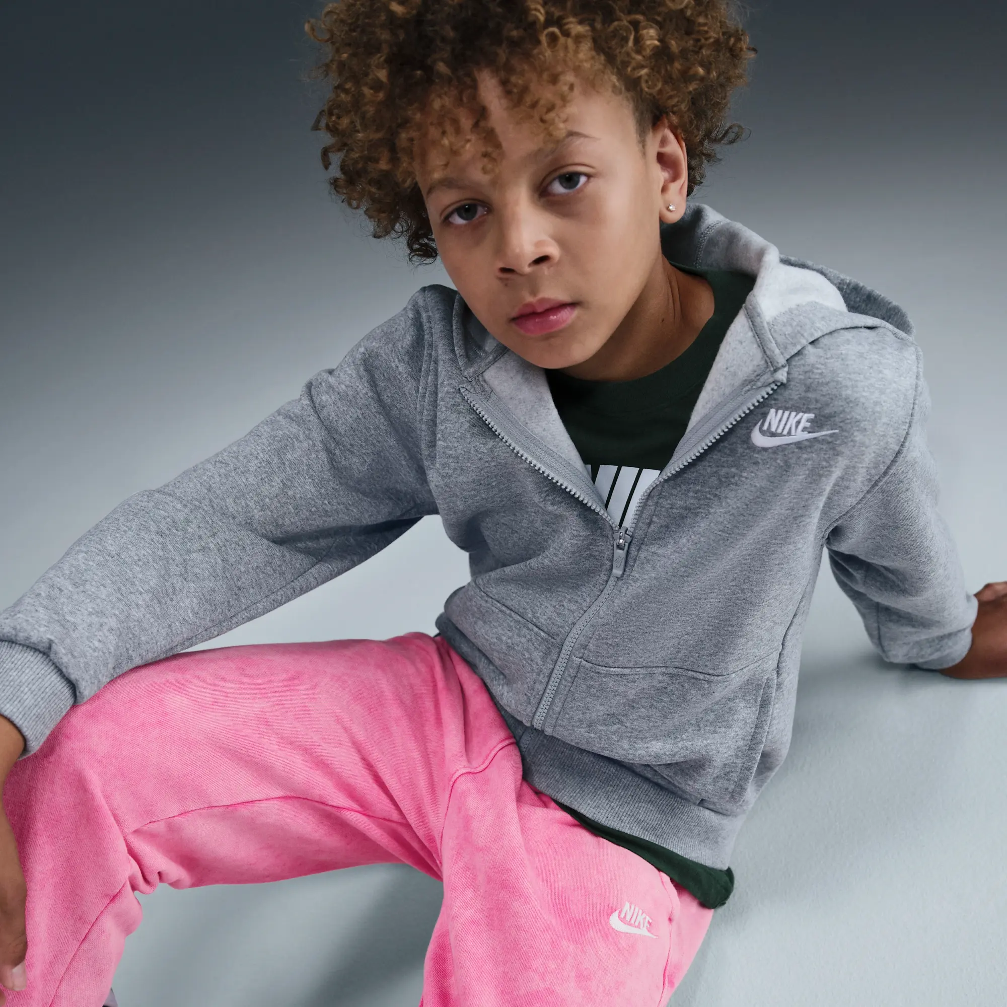 Nike Sportswear Club Fleece Older Kids' French Terry Joggers - Pink - Fleece > Club Fleece