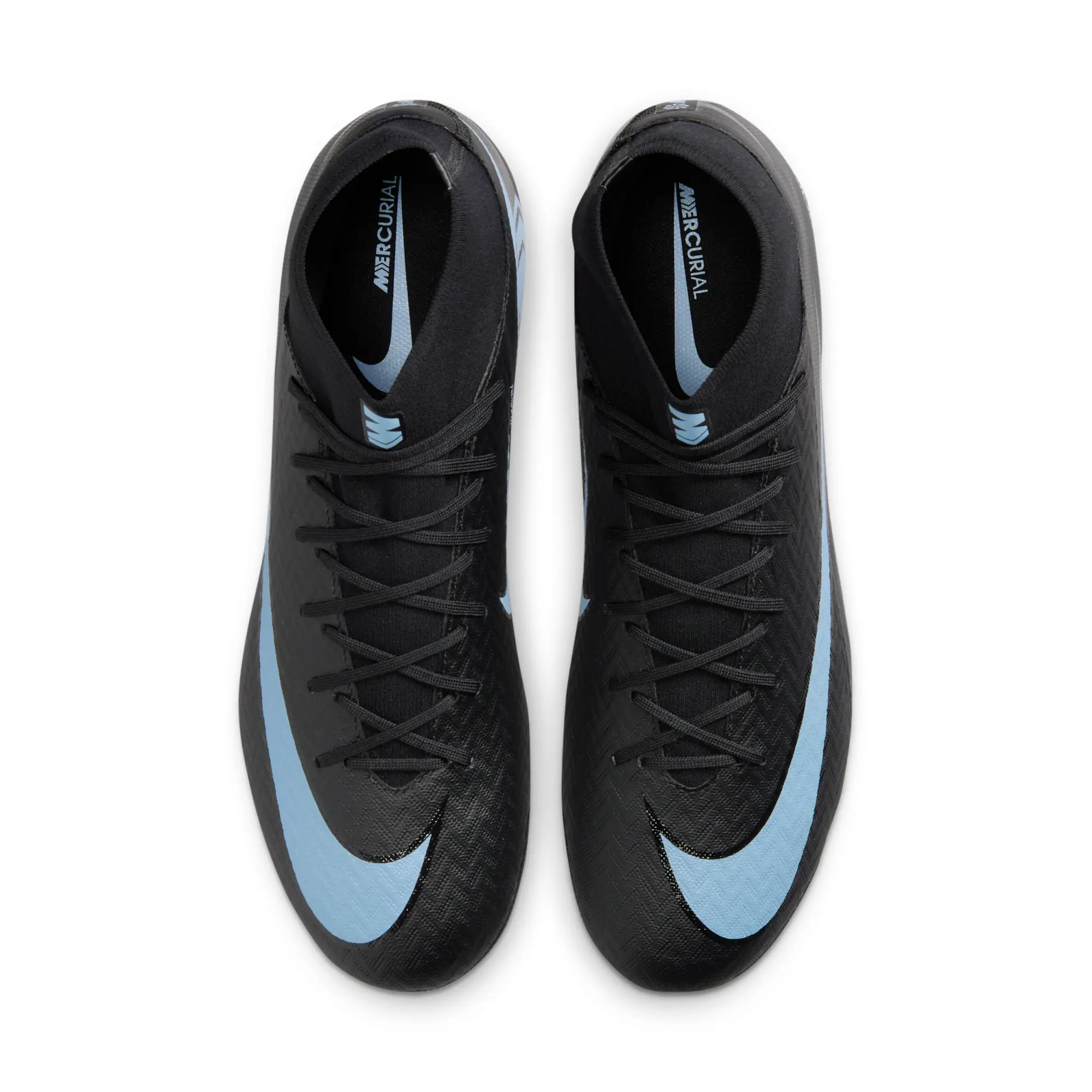 Nike Mercurial Superfly 10 Academy Artificial-Grass High-Top Football Boot - Black - Recycled Content Minimum