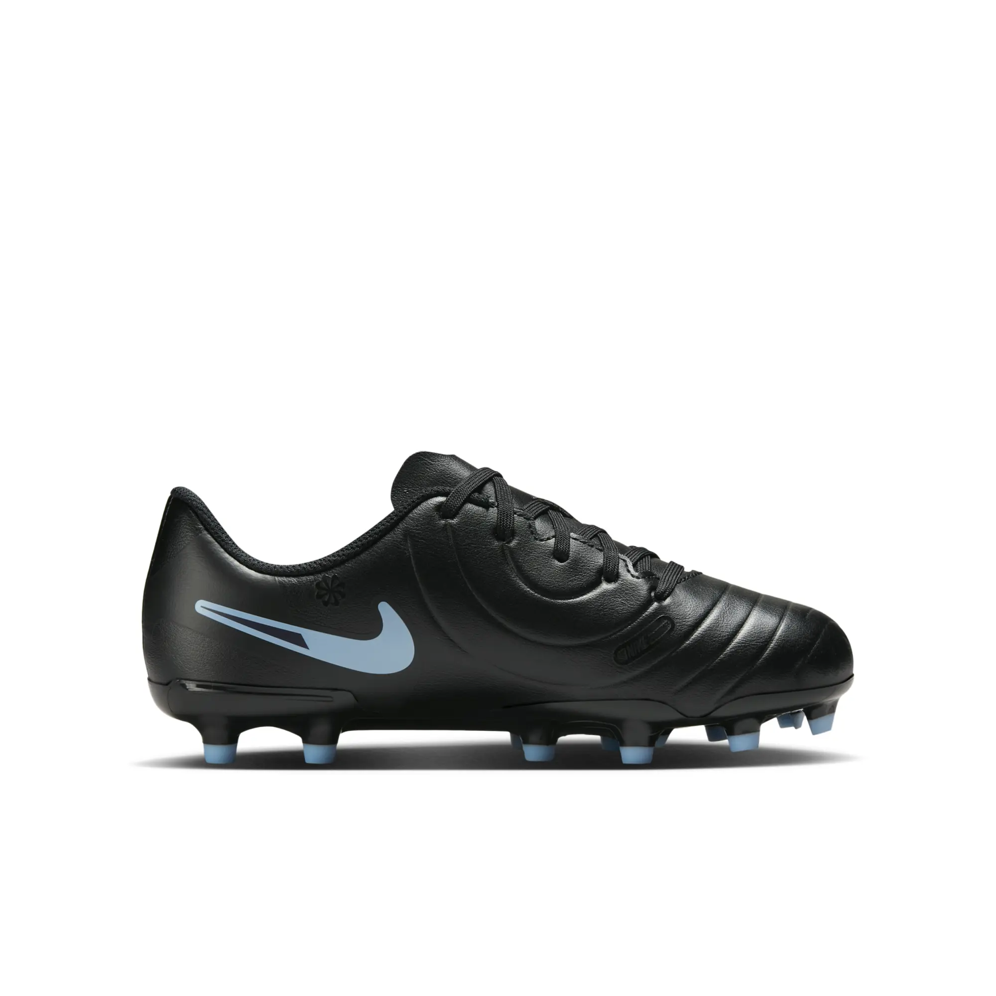 Nike Jr. Tiempo Legend 10 Club Younger/Older Kids' Multi-Ground Low-Top Football Boot - Black - Recycled Content Minimum