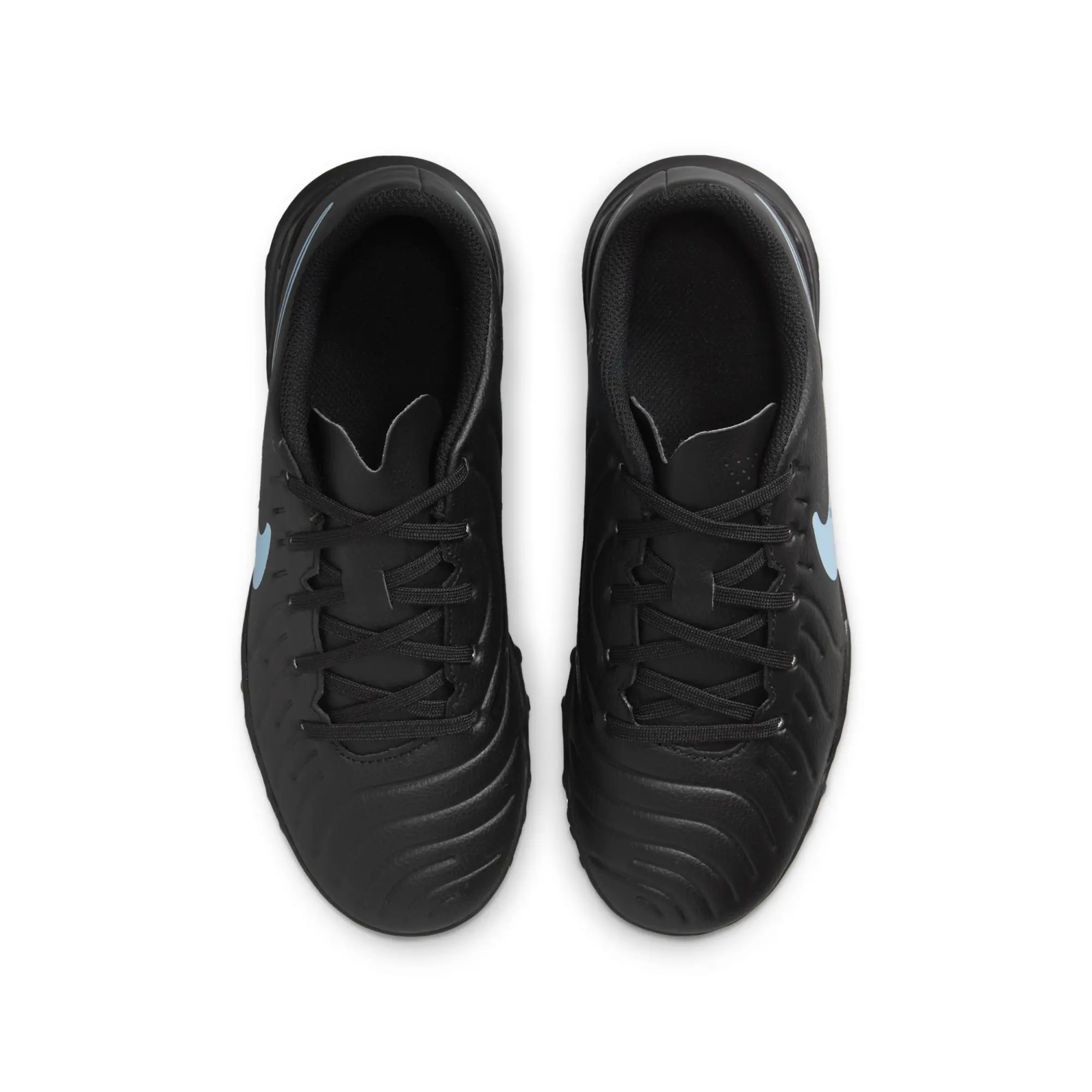 Nike Jr. Tiempo Legend 10 Club Younger/Older Kids' Turf Low-Top Football Shoes - Black - Recycled Content Minimum