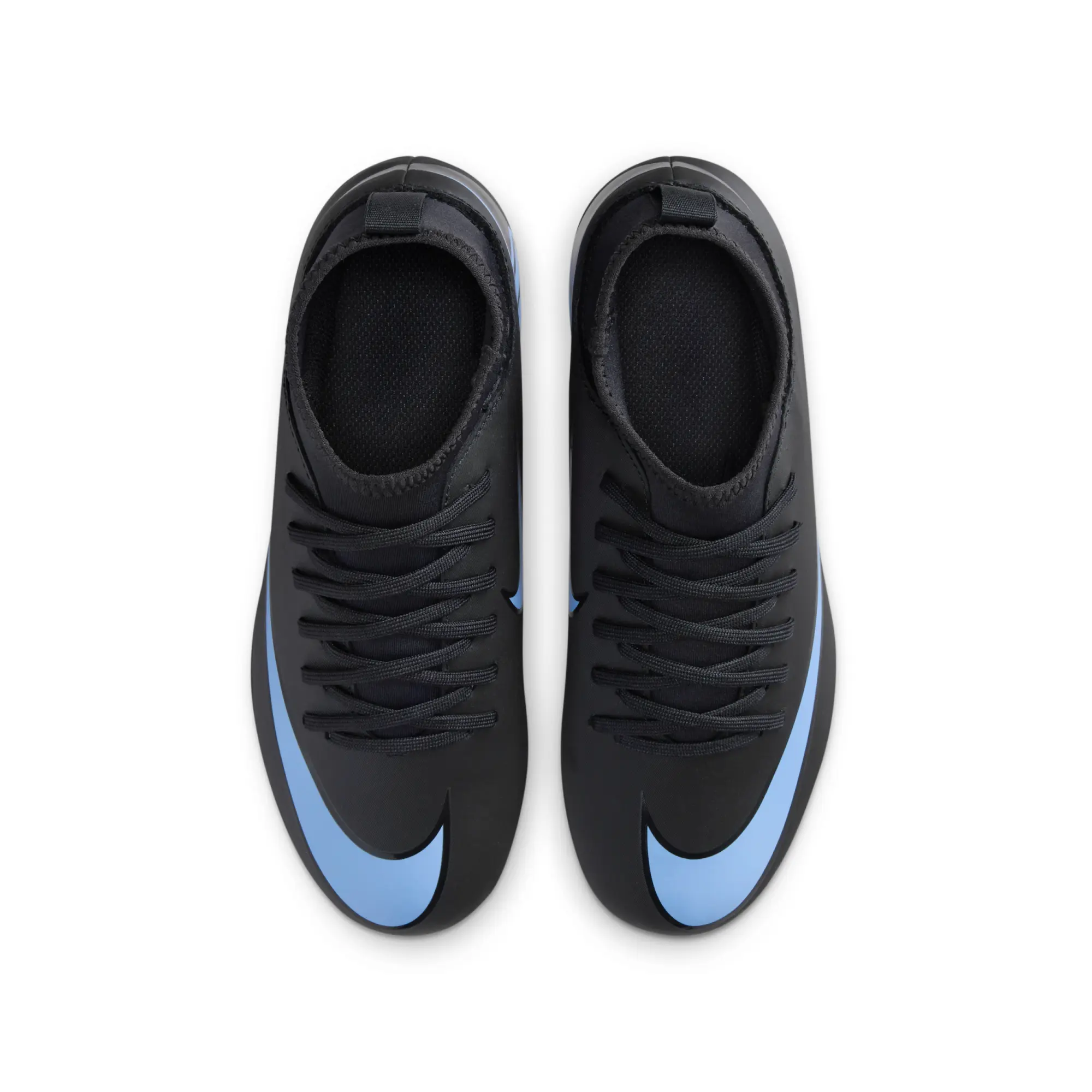 Nike Jr. Mercurial Superfly 10 Club Younger/Older Kids' Multi-Ground High-Top Football Boot - Black - Recycled Content Minimum
