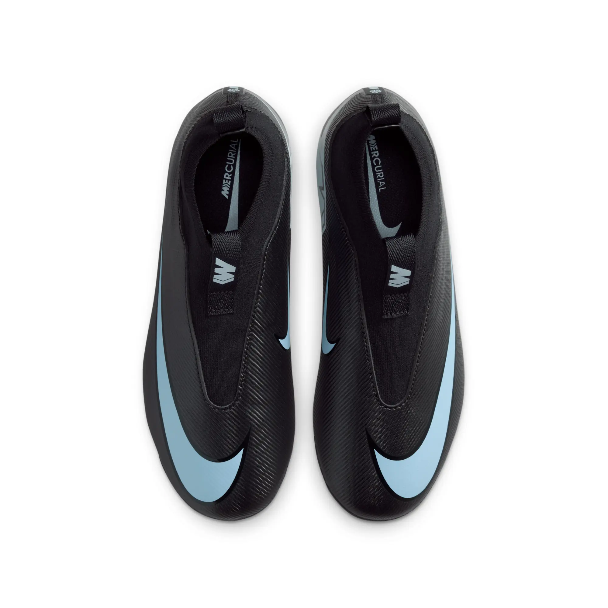 Nike Jr. Mercurial Superfly 10 Academy Younger/Older Kids' Artificial-Grass High-Top Football Boot - Black - Recycled Content Minimum