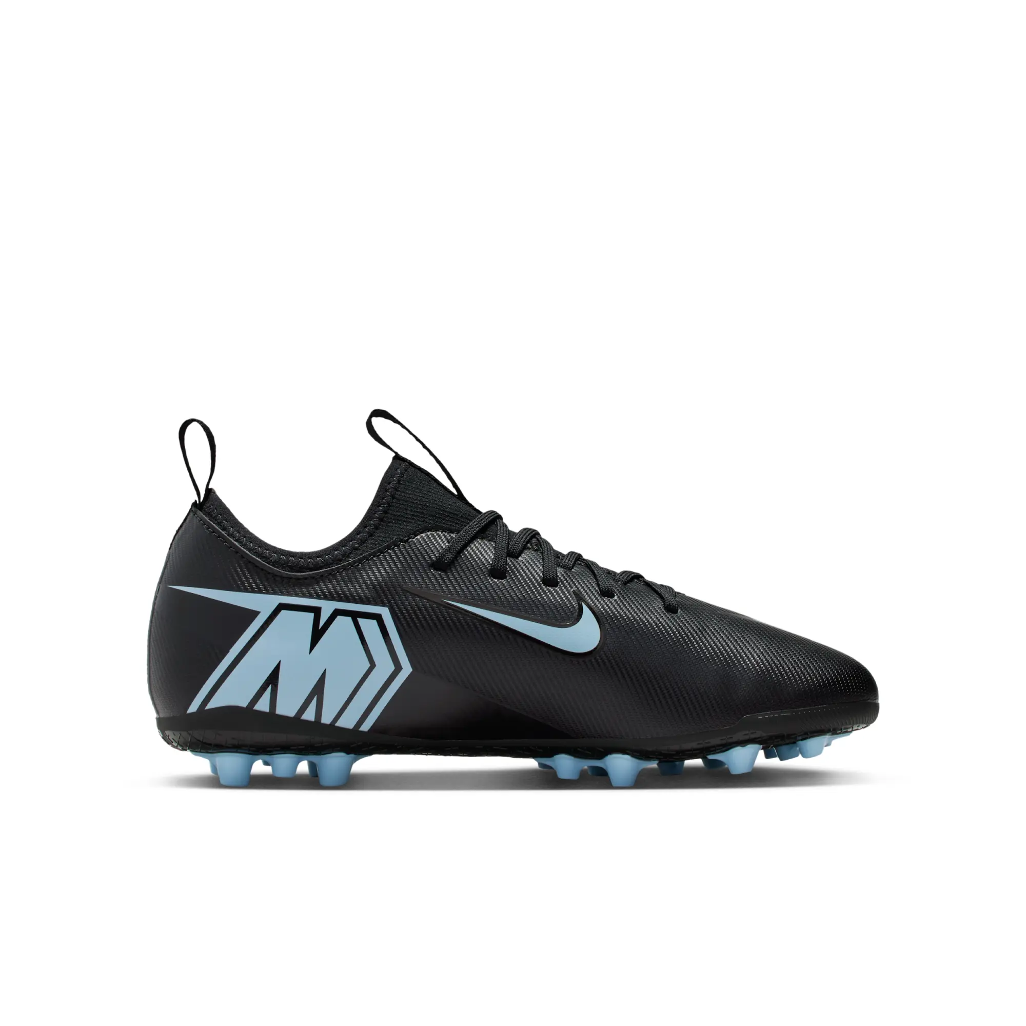 Nike Jr. Mercurial Vapor 16 Academy Younger/Older Kids' Artificial-Grass Low-Top Football Boot - Black