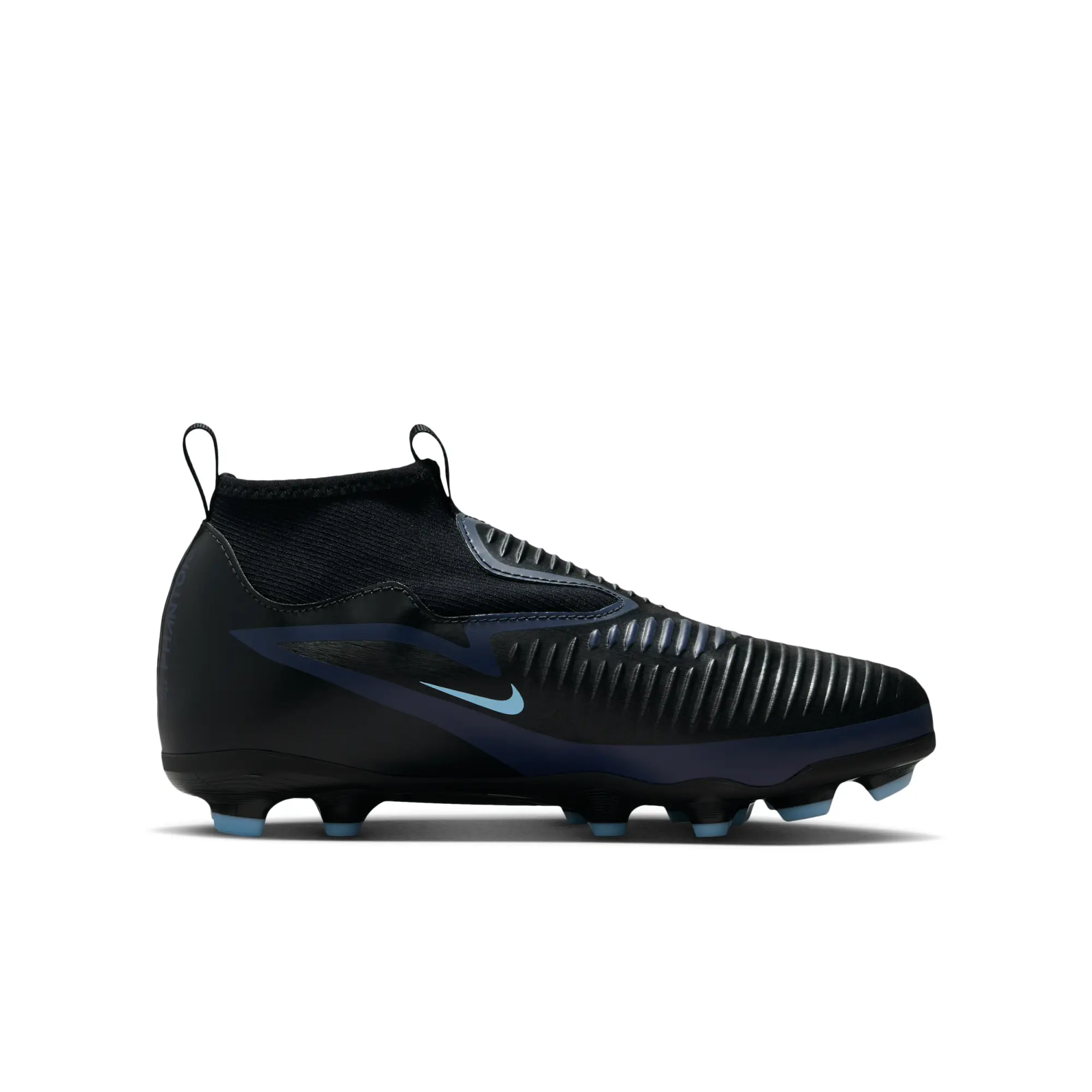Nike Jr. Phantom 6 High Academy Older Kids' Multi-Ground Football Boot - Black