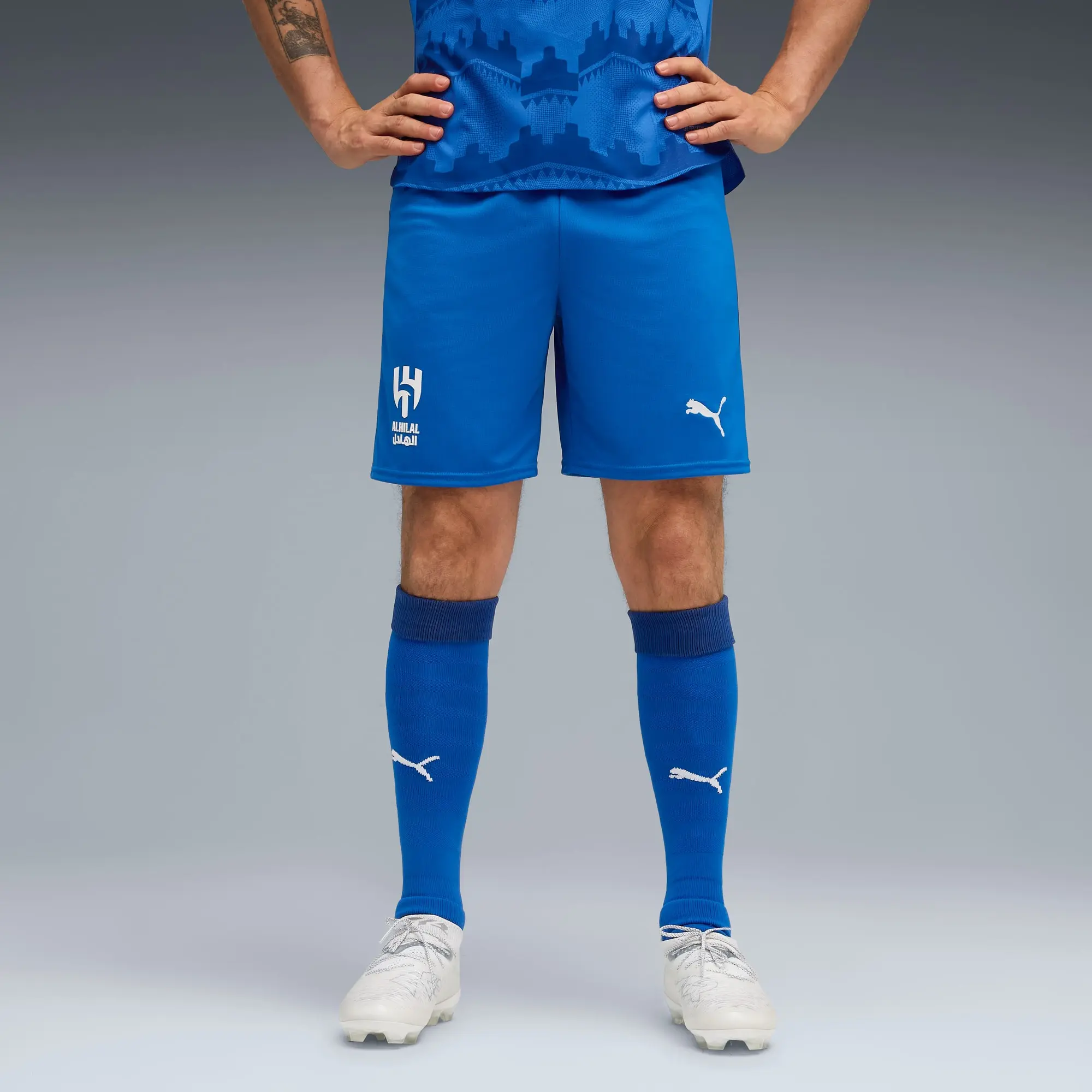 PUMA Al-Hilal Sfc 25/26 Shorts Men, Blue Intense/Blazing Blue, size 3XL