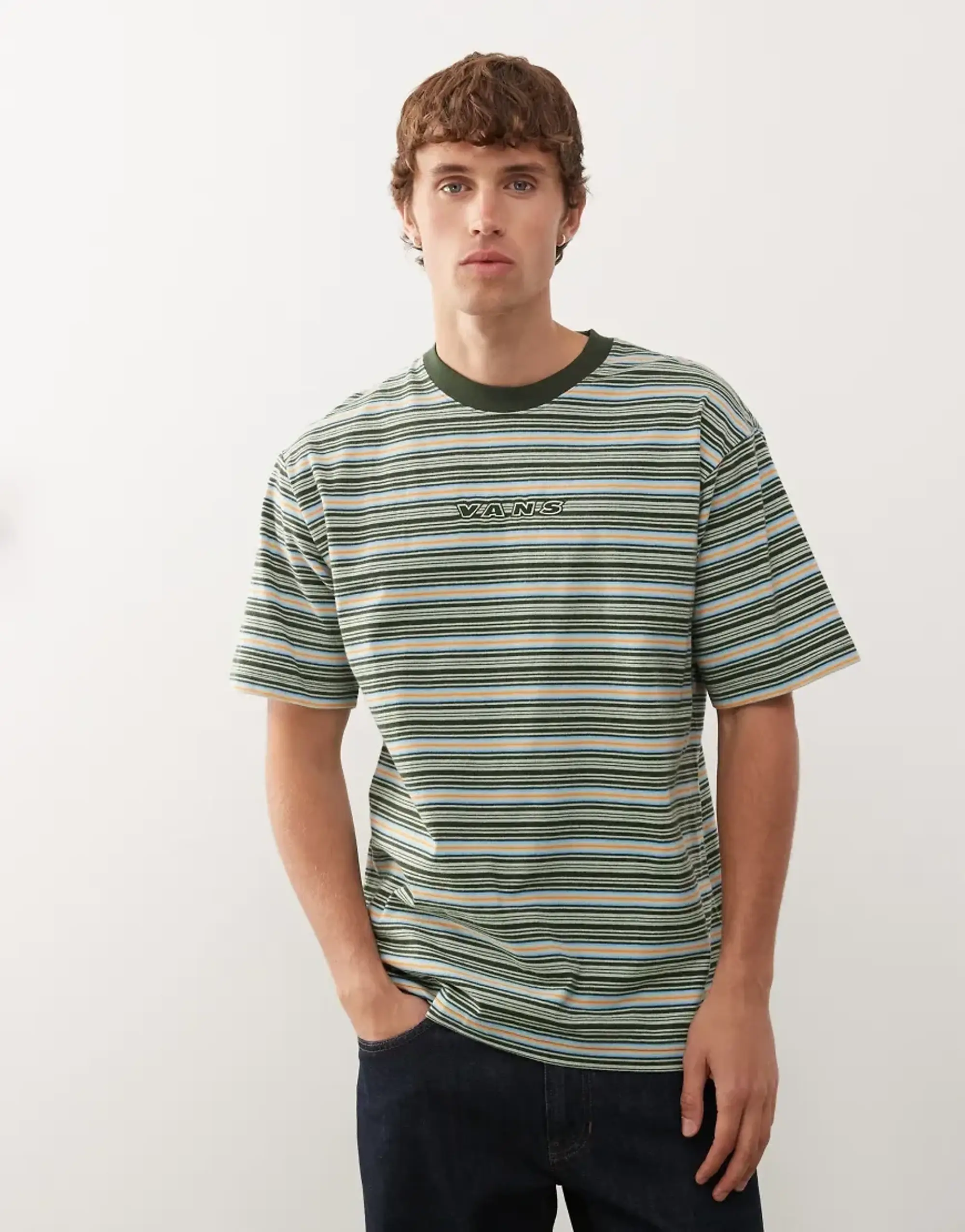 Vans - Cameron Stripe Shirt, Man, Blue