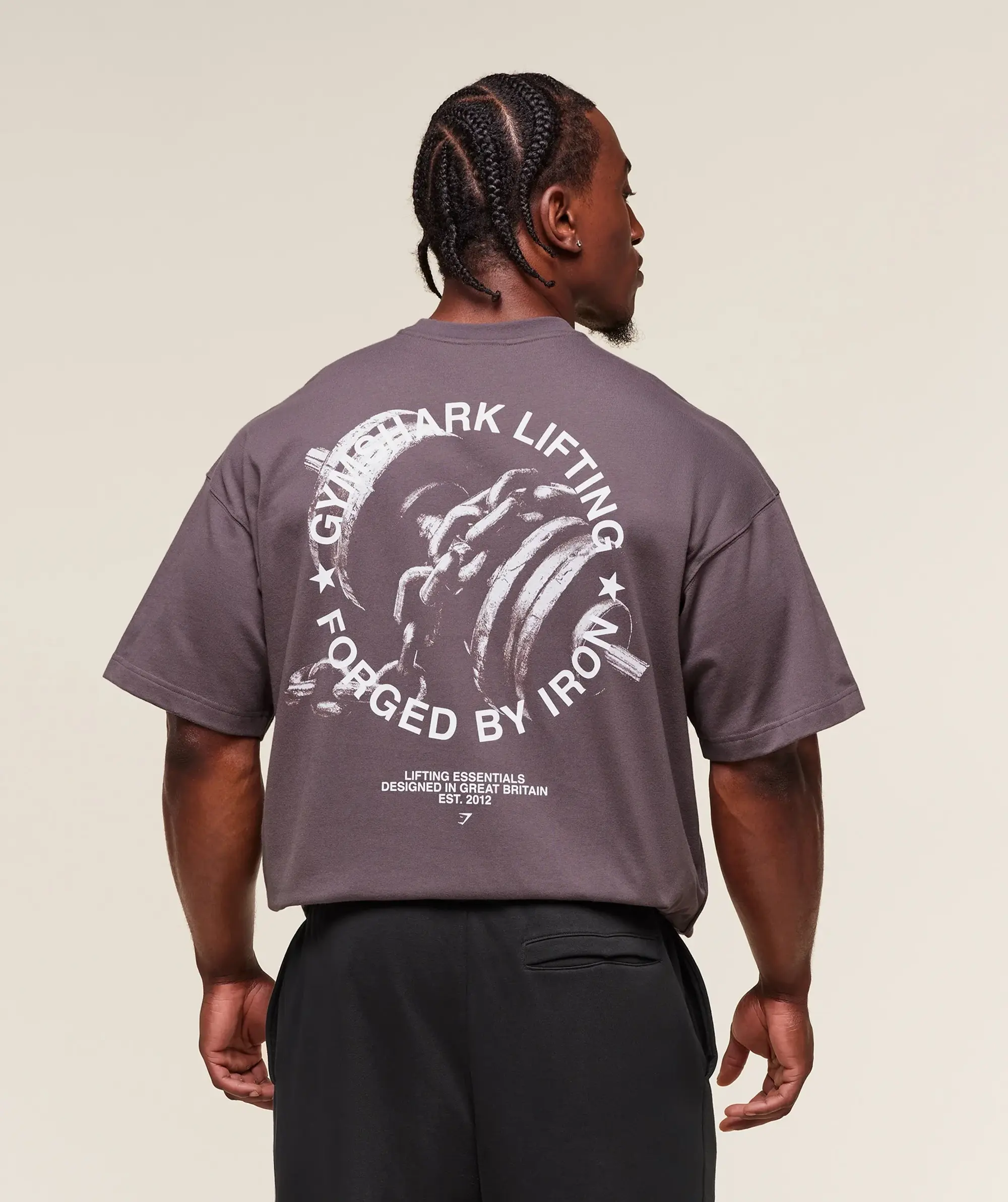  Forged By Iron T-Shirt - Brushed Purple