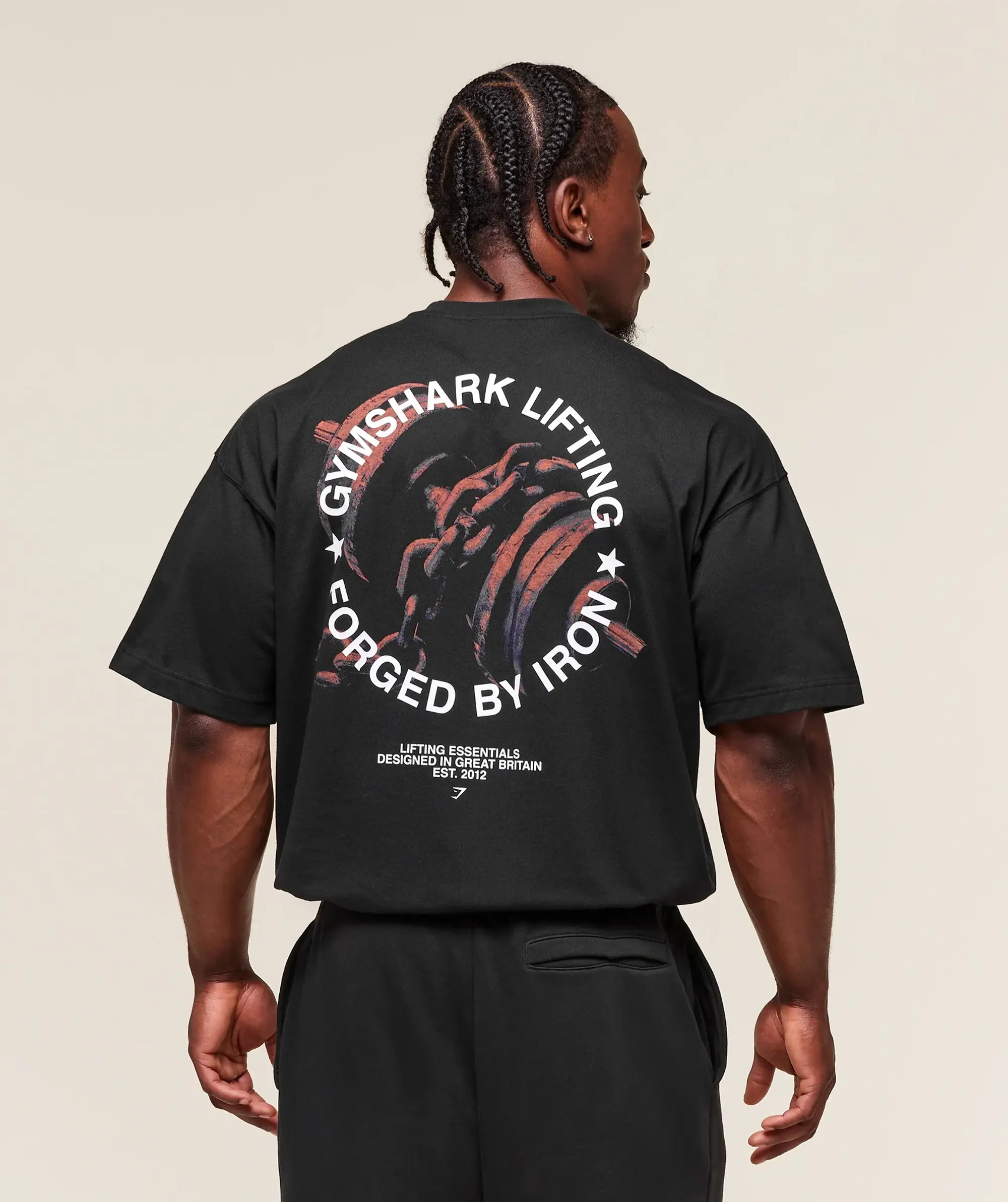  Forged By Iron T-Shirt - Black