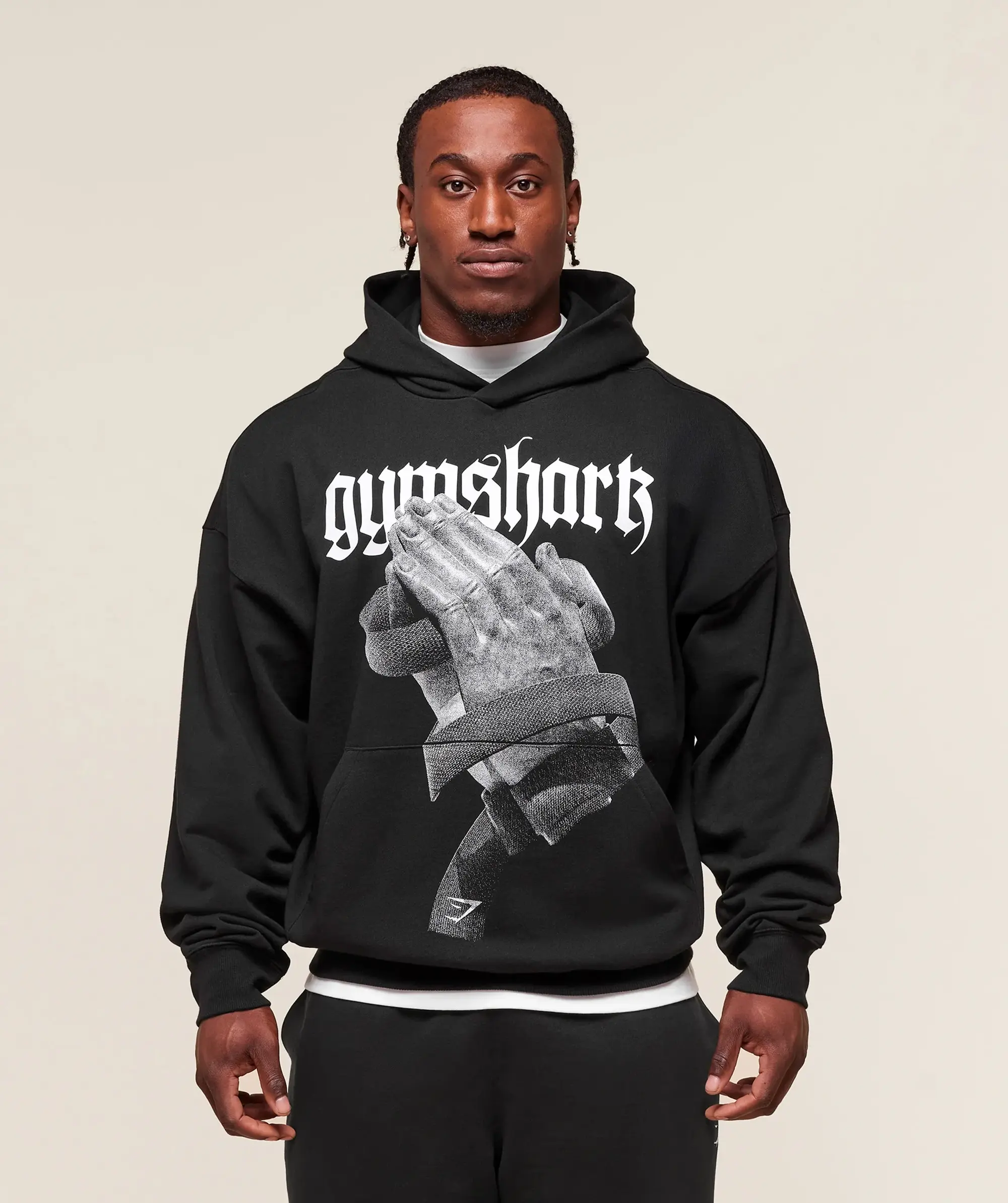  Prayer Hands Hoodie - Black