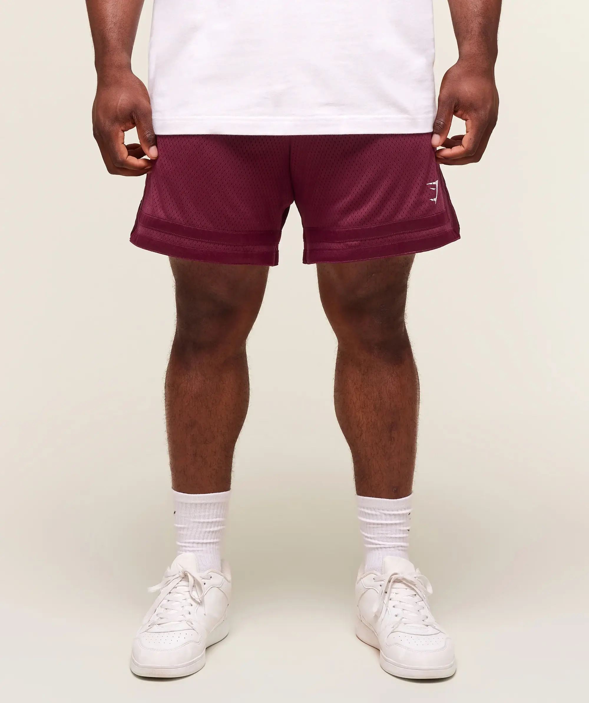 Varsity Mesh Shorts - Strong Pink