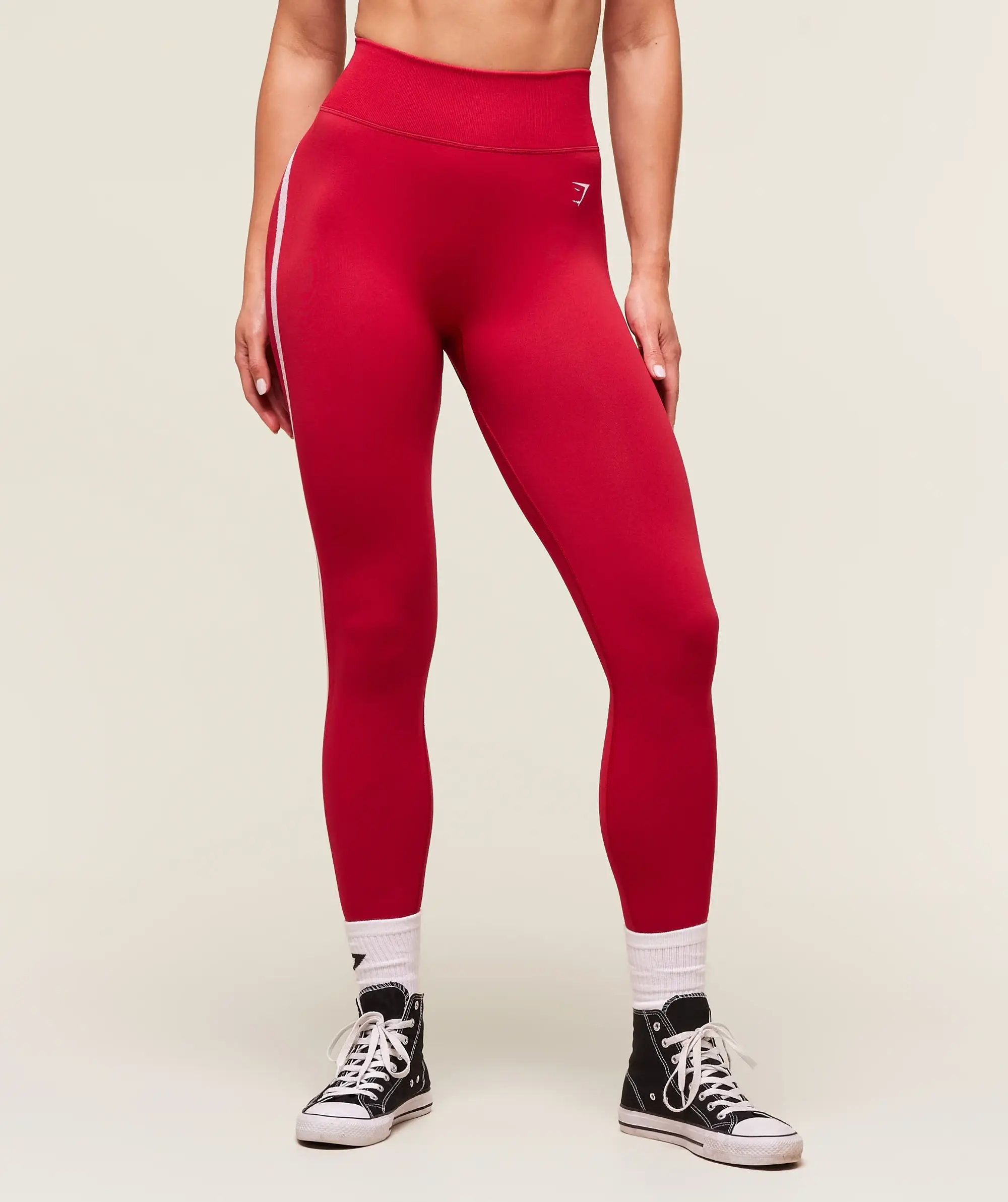  Lift Varsity Seamless Leggings - Carmine Red