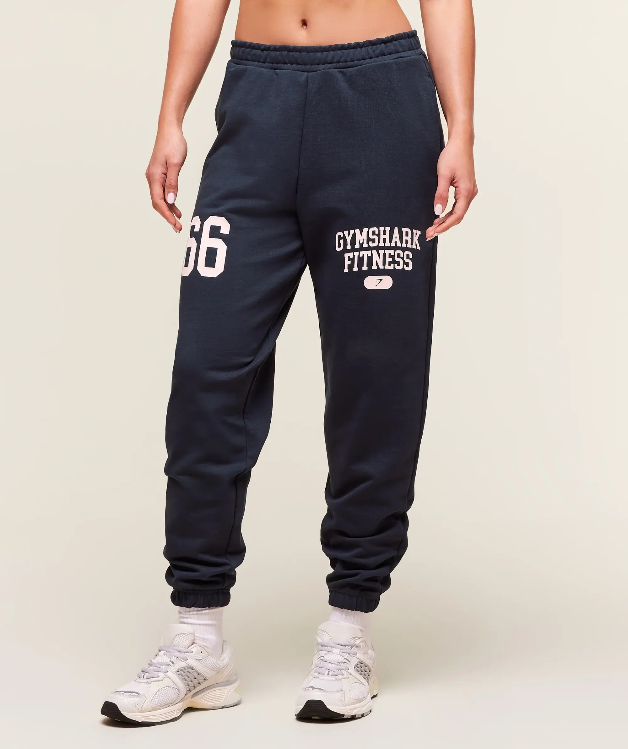  Varsity Graphic Oversized Joggers - Heavy Blue