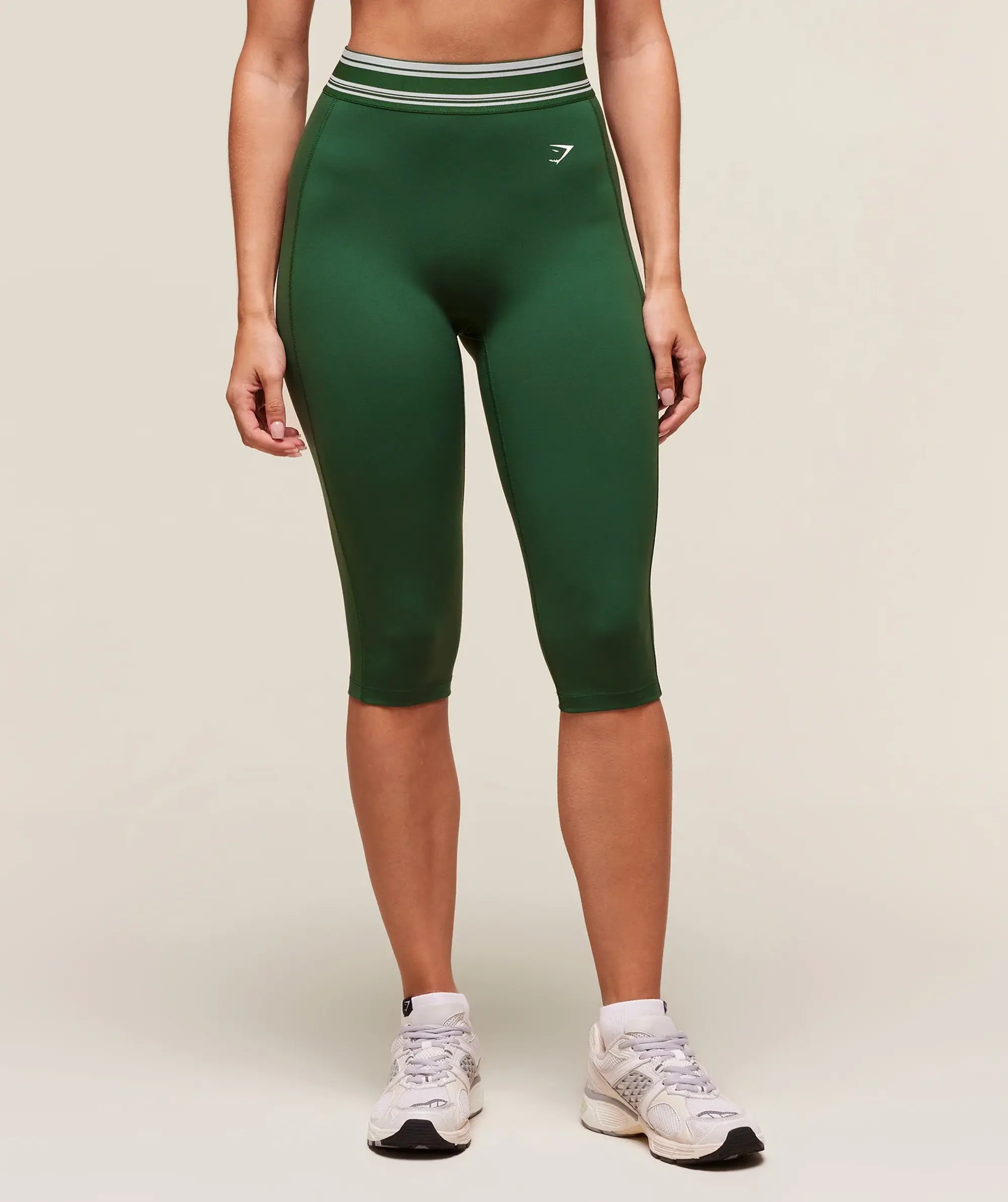 Retro Capri Leggings - Classic Green