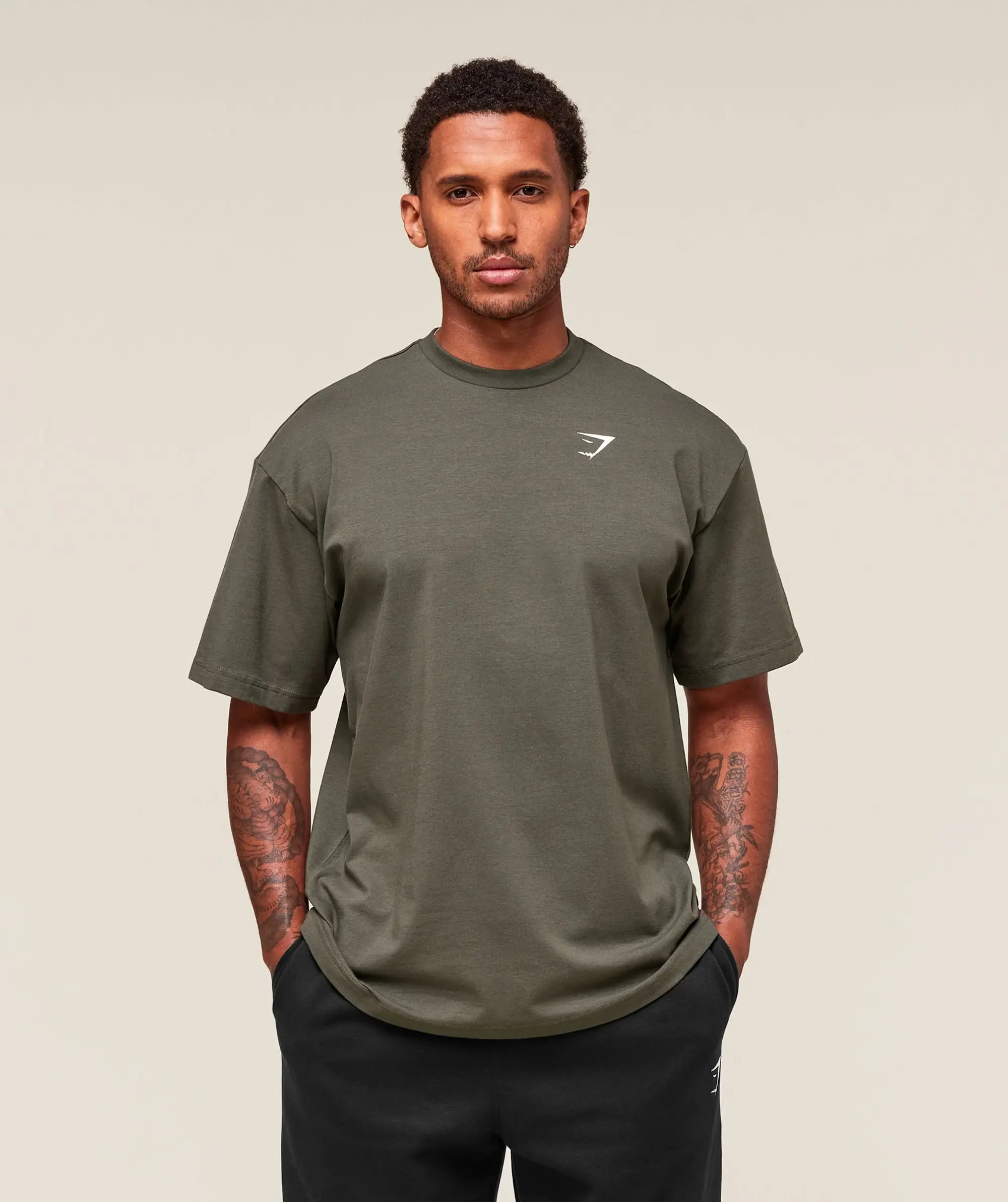  Essential Oversized T-Shirt - Strength Green