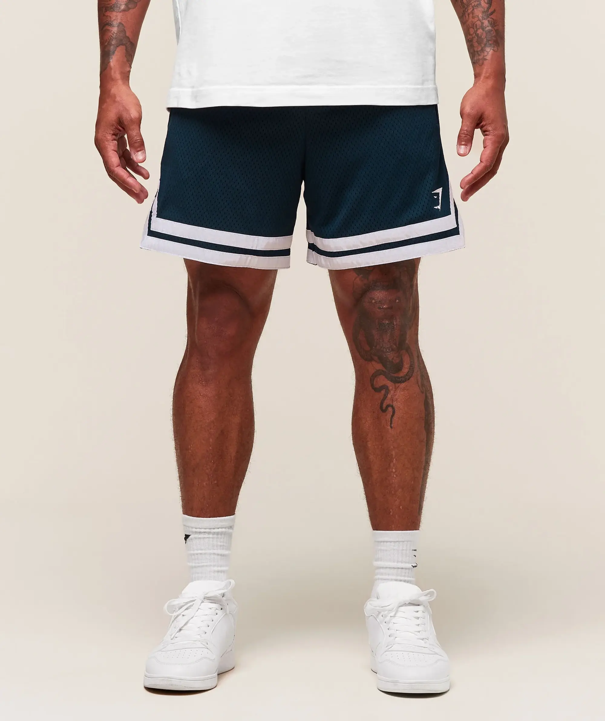  Varsity Mesh Shorts - Navy