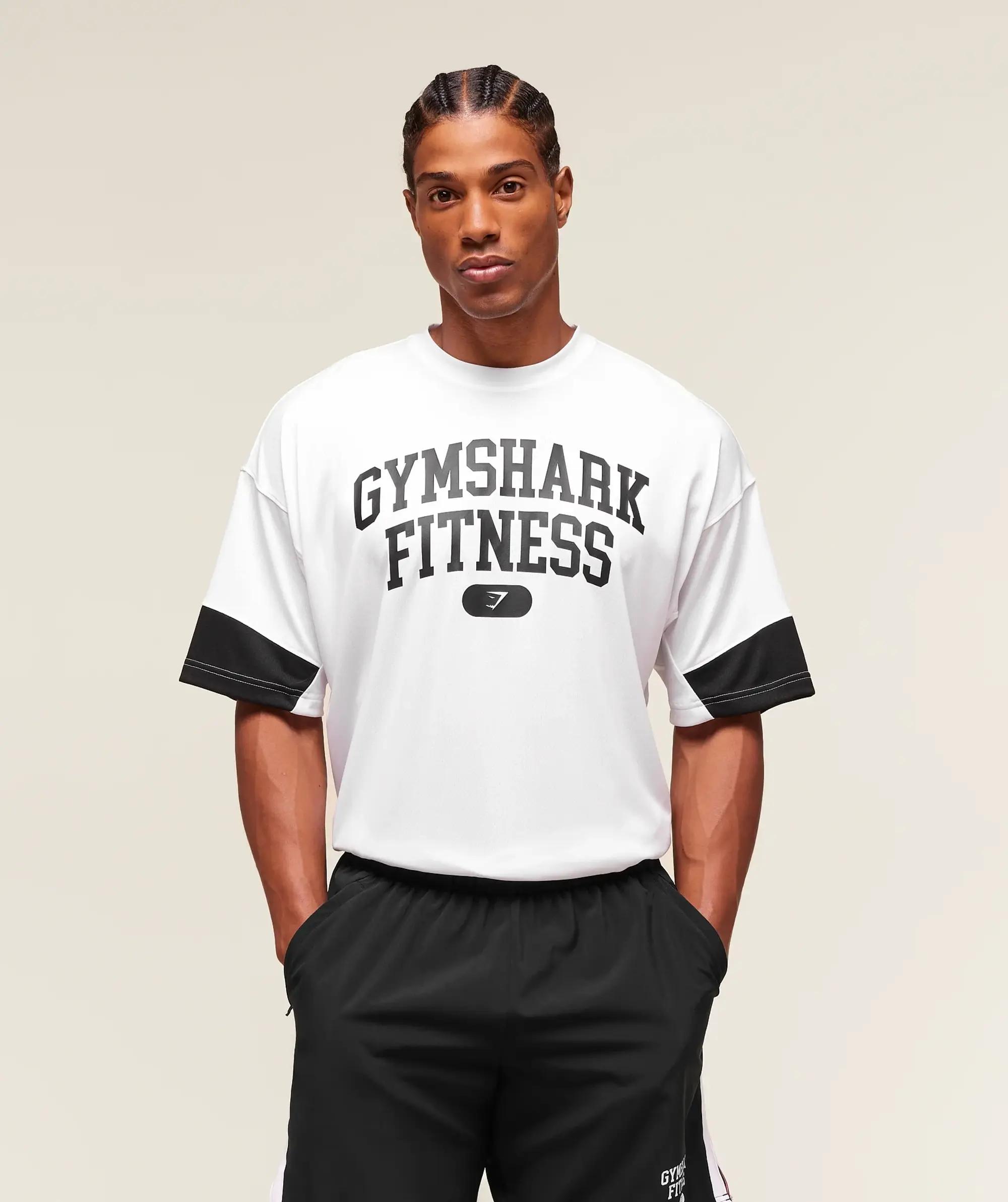  Varsity Oversized T-Shirt - White