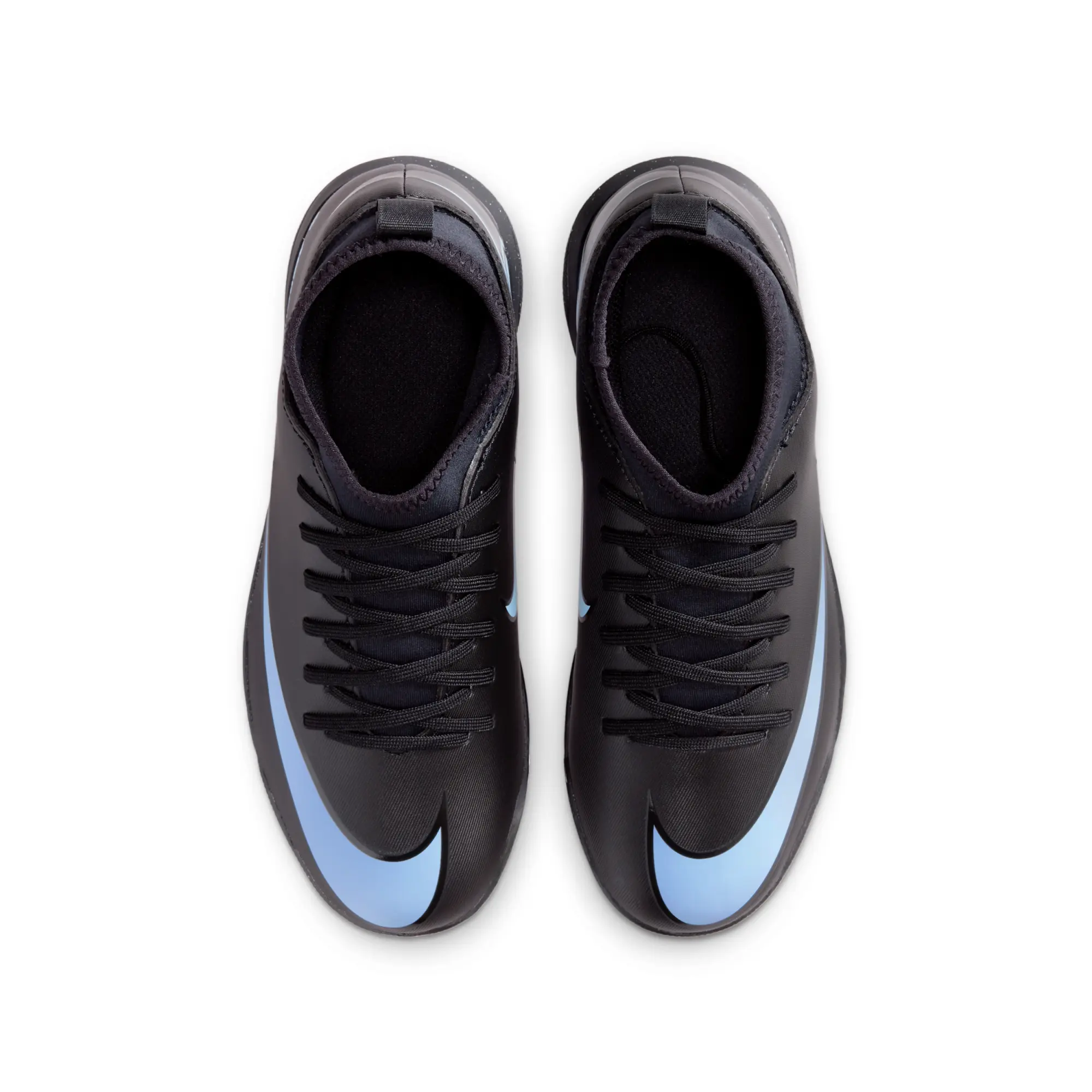 Nike Jr. Mercurial Superfly 10 Club Younger/Older Kids' Turf High-Top Football Shoes - Black