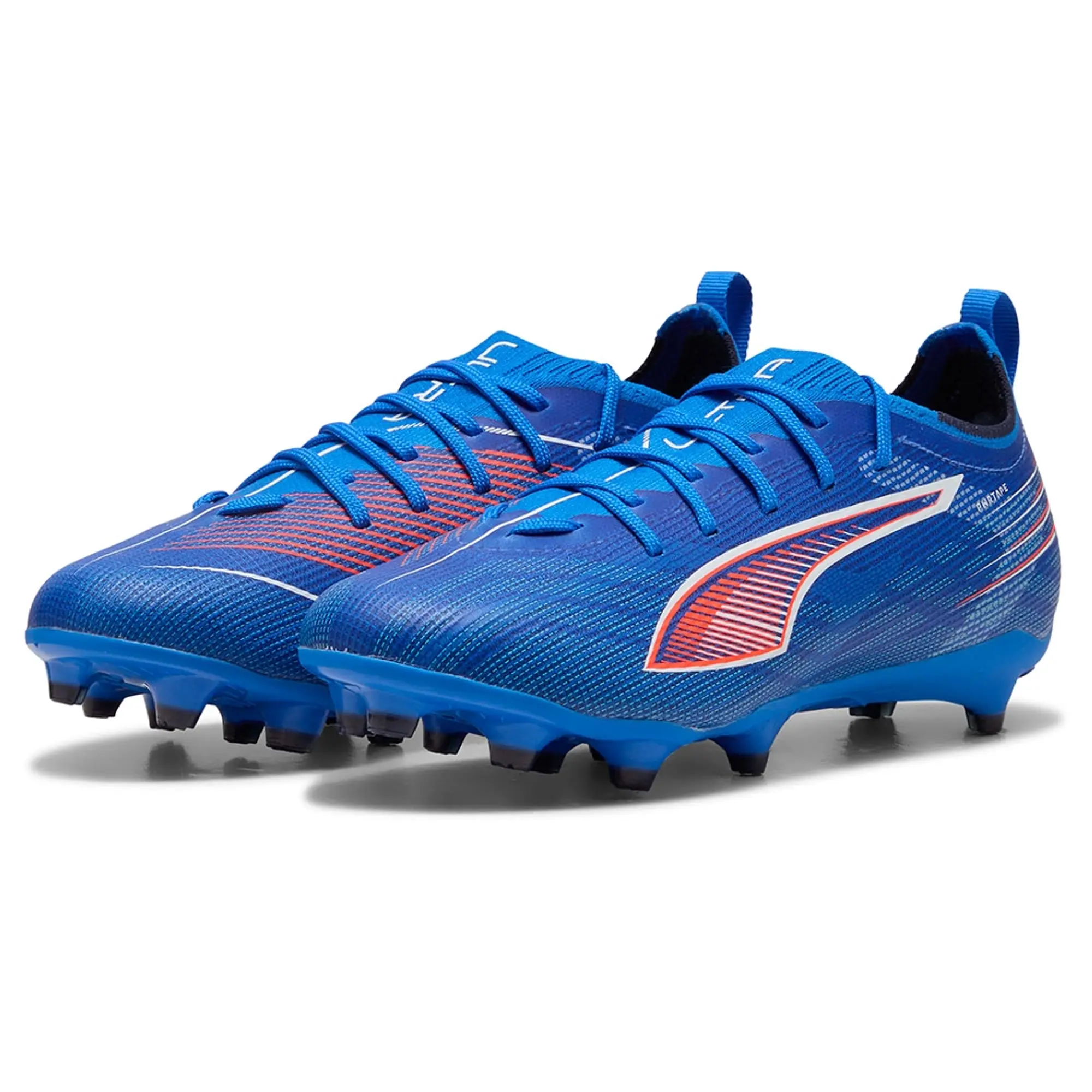 PUMA Ultra 6 Pro FG/AG Football Boots Youth, Ultra Blue/White/Glowing Red