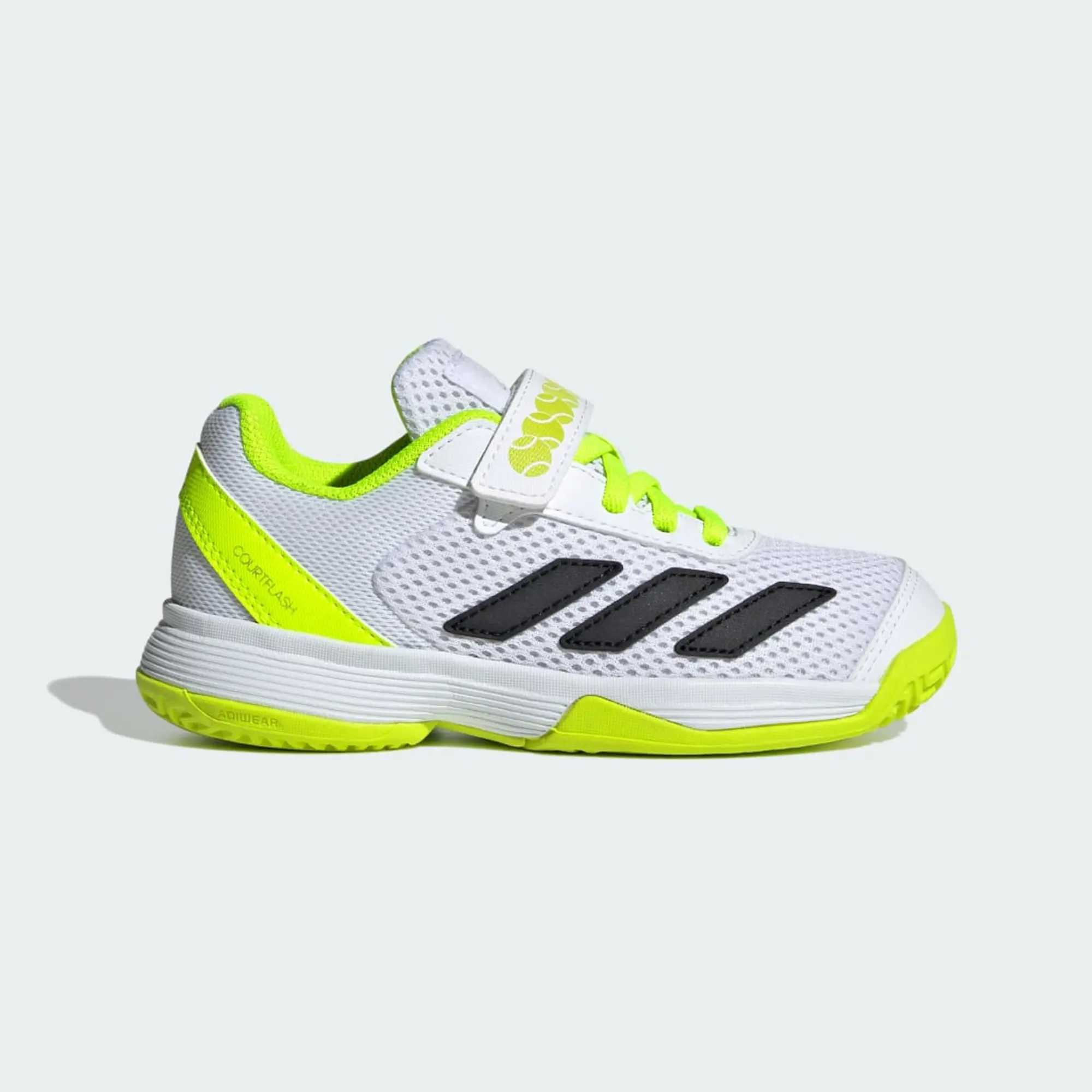 adidas Courtflash Hook-and-Loop Tennis Shoes Kids