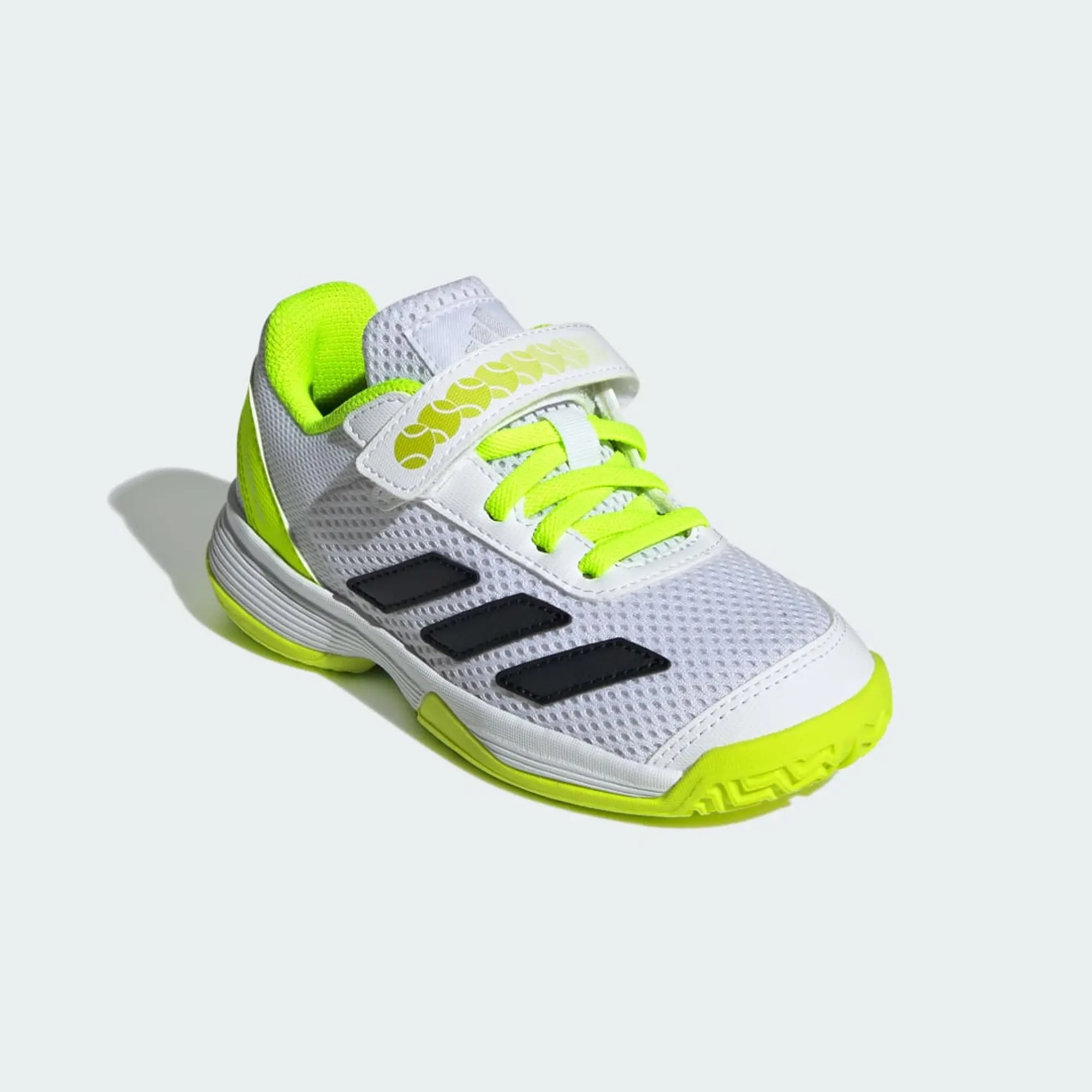 adidas Courtflash Hook-and-Loop Tennis Shoes Kids