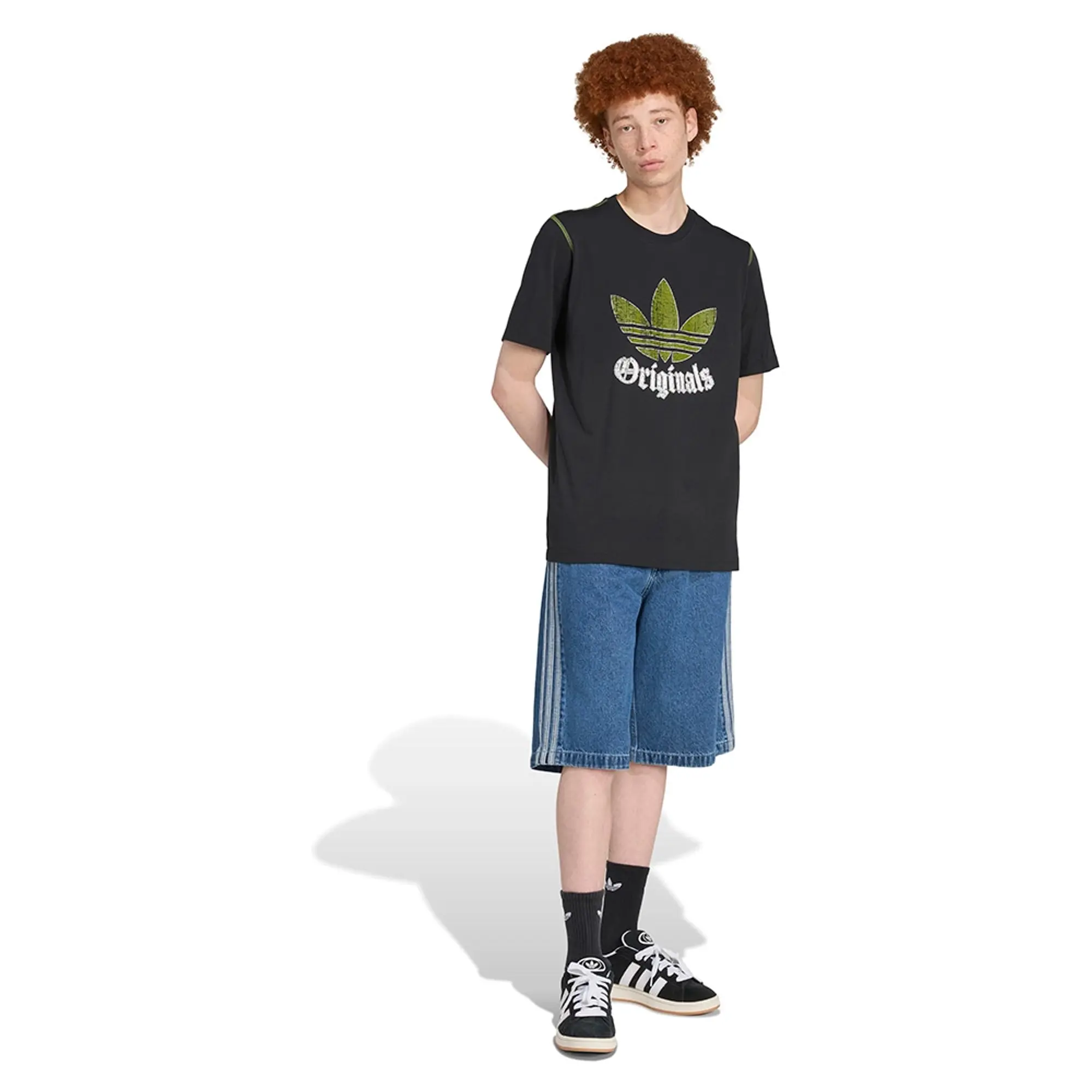 Adidas Originals Distressed Graphic Short Sleeve T-shirt