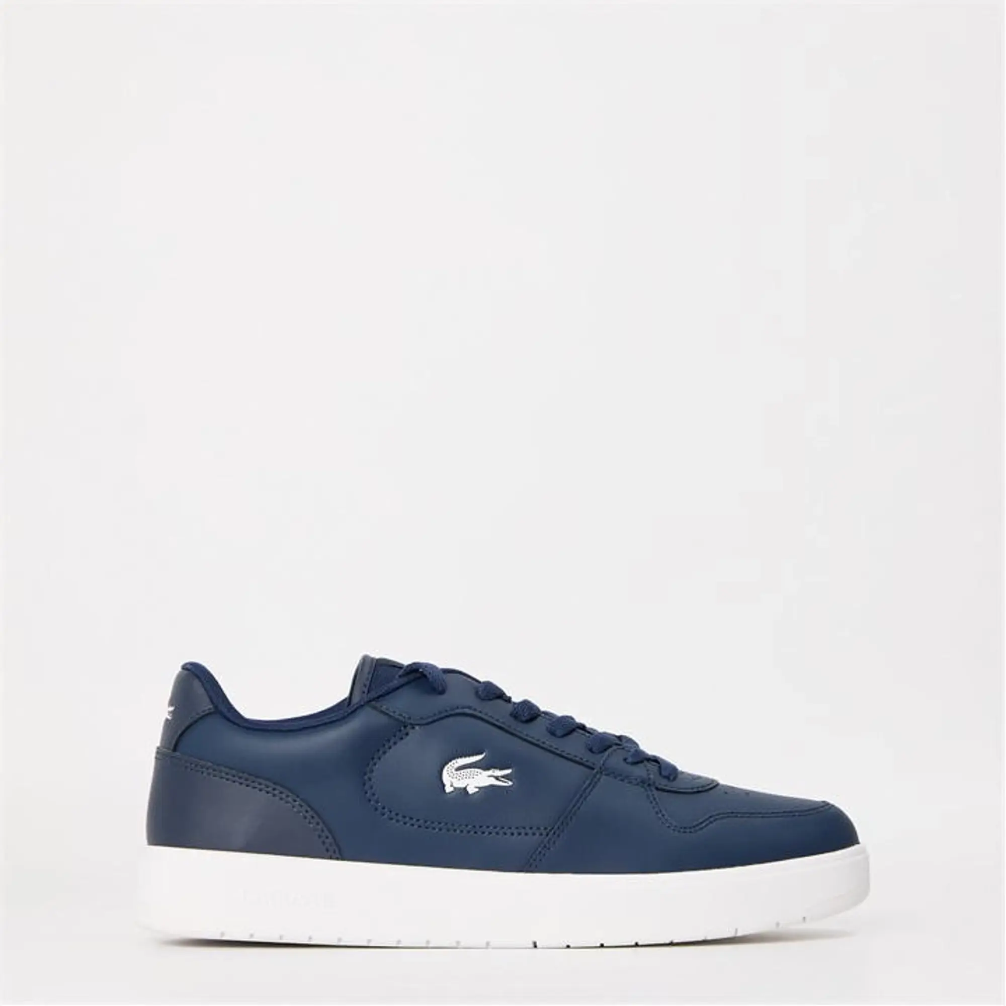 Lacoste Men's Court Ace Leather Sneakers - Navy & White