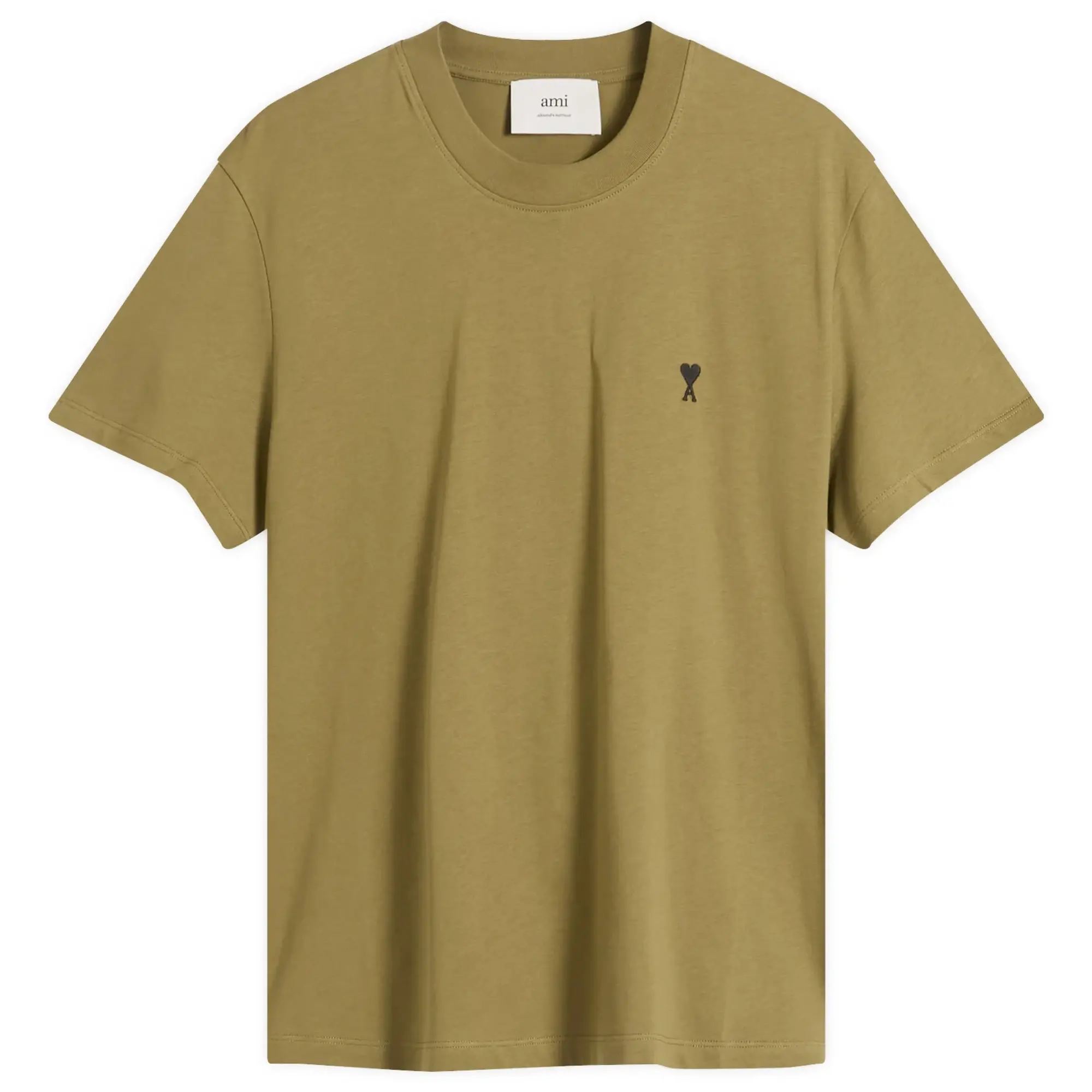 AMI Paris Men's Light Jersey ADC T-Shirt Bronze