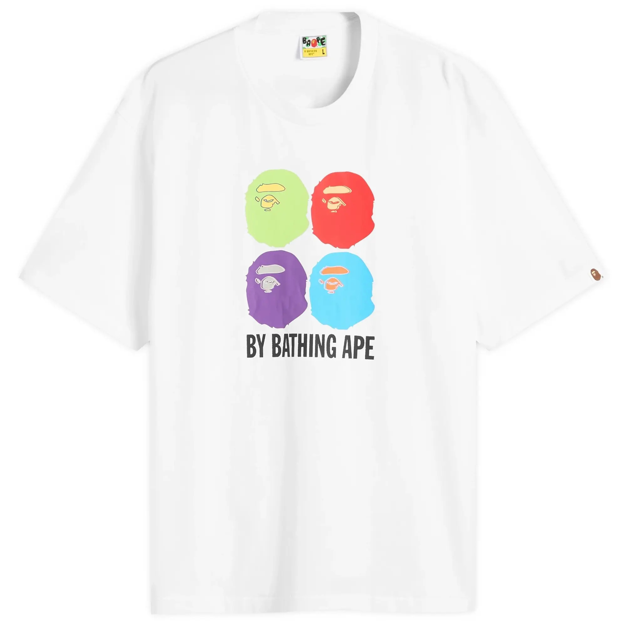 A Bathing Ape Men's Multi Ape Head T-Shirt White