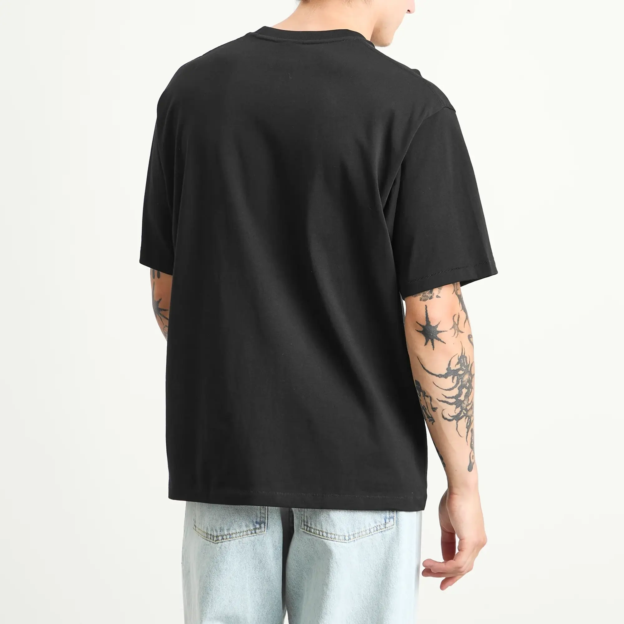 A Bathing Ape Men's Spray Paint Multi Logo T-Shirt Black