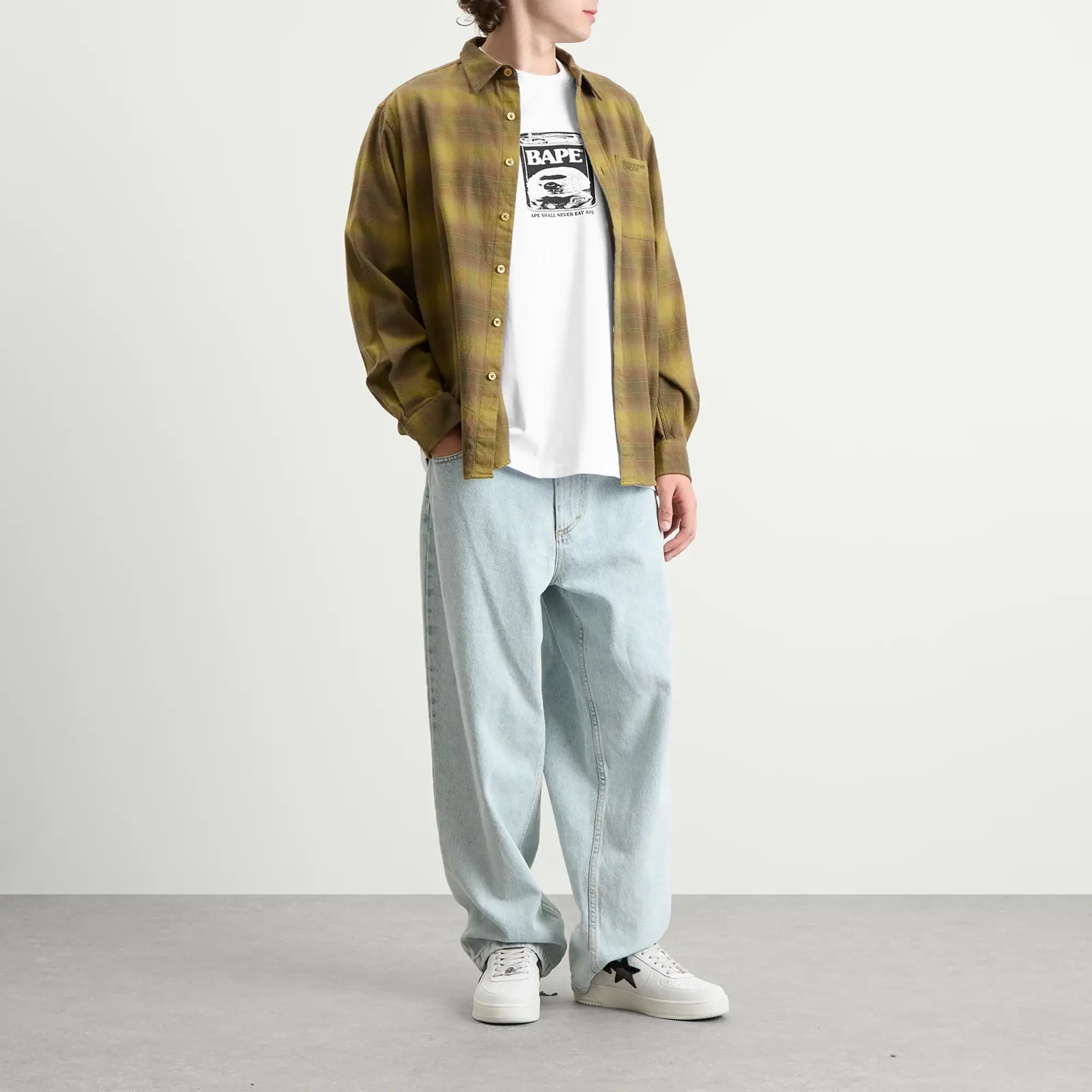 A Bathing Ape Men's Can Food T-Shirt White