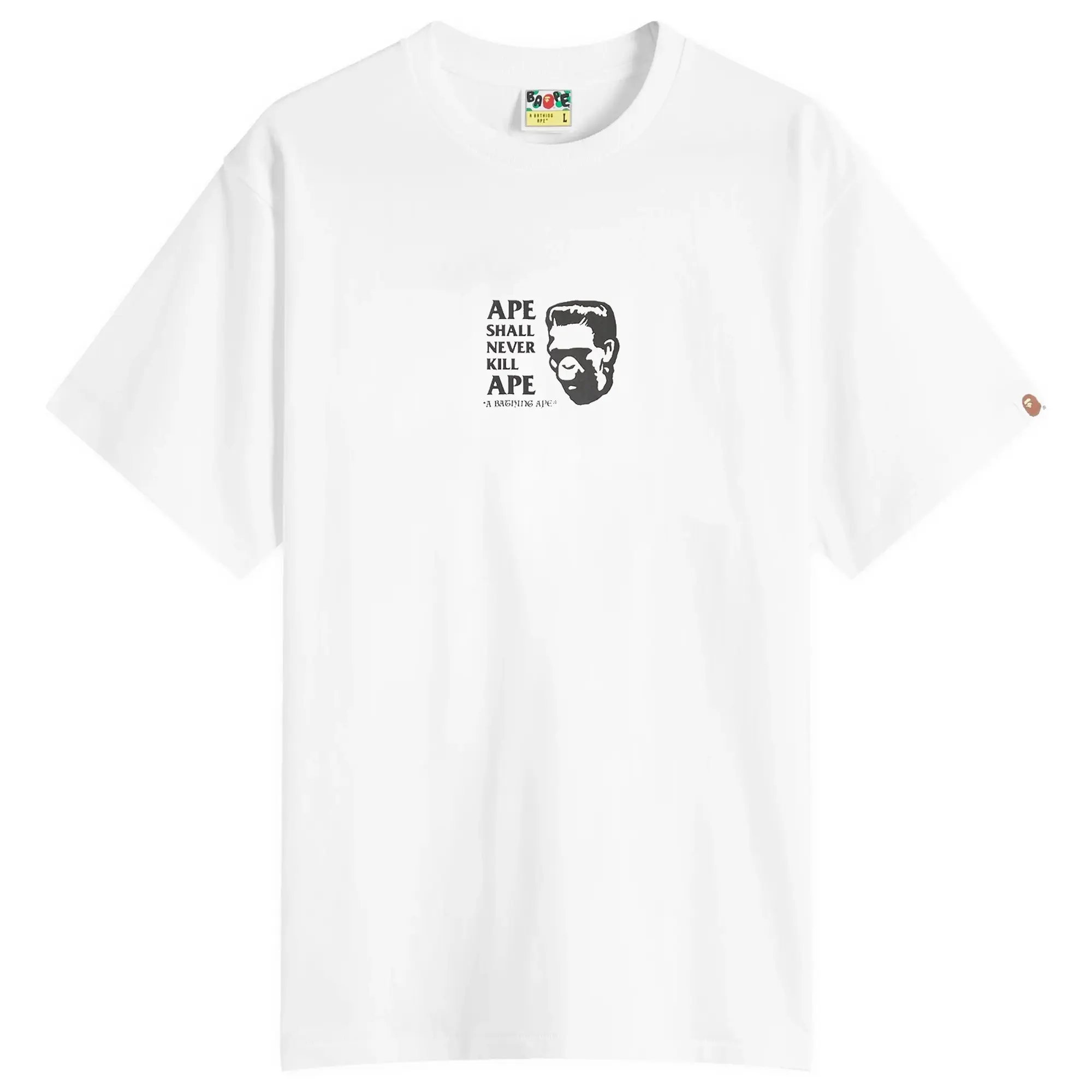 A Bathing Ape Men's Frankenstein T-Shirt White