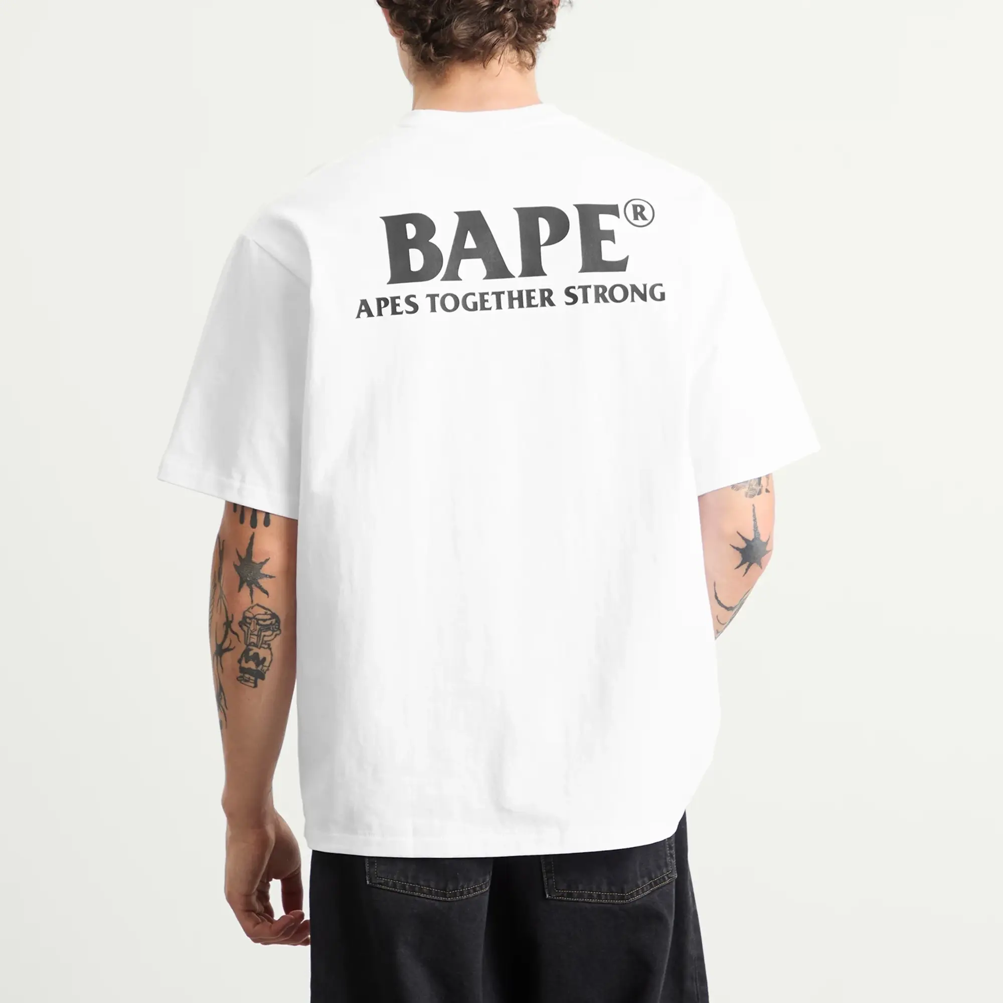 A Bathing Ape Men's Frankenstein T-Shirt White