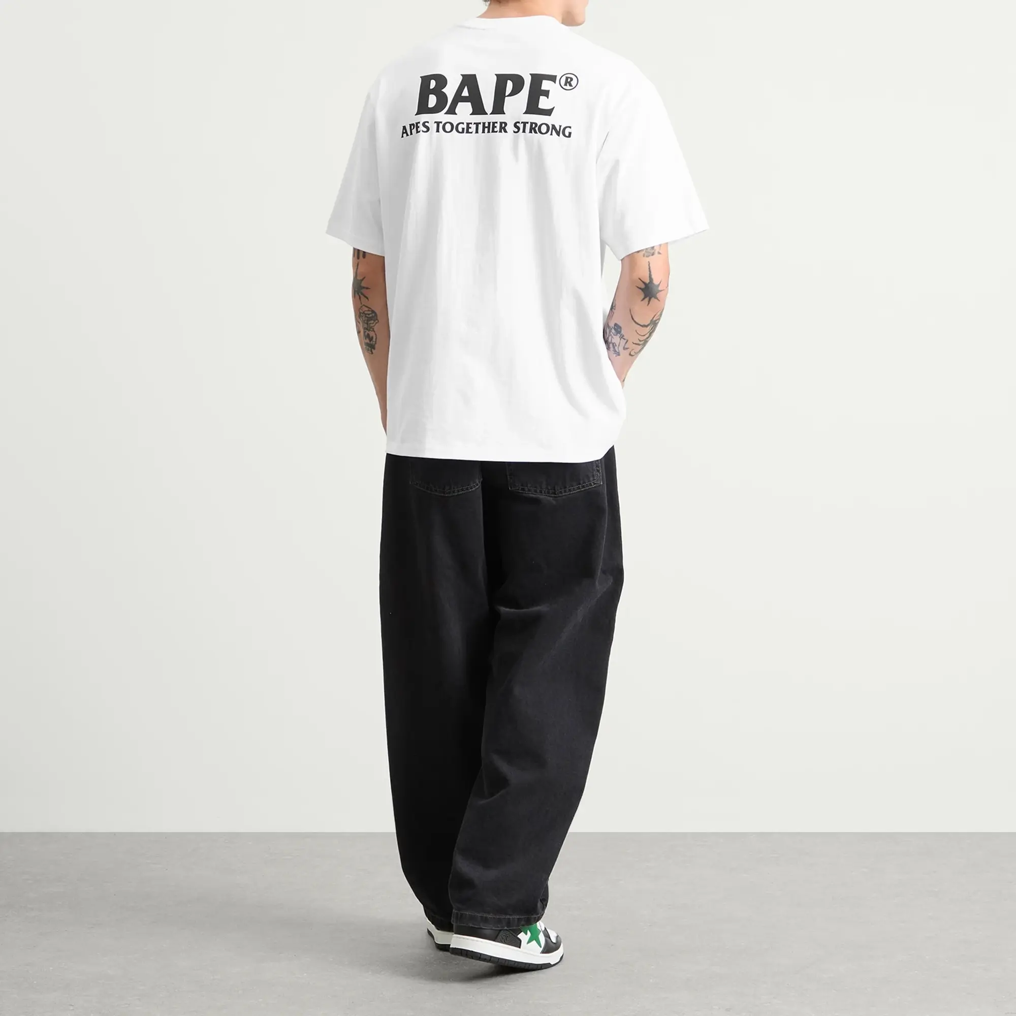A Bathing Ape Men's Frankenstein T-Shirt White