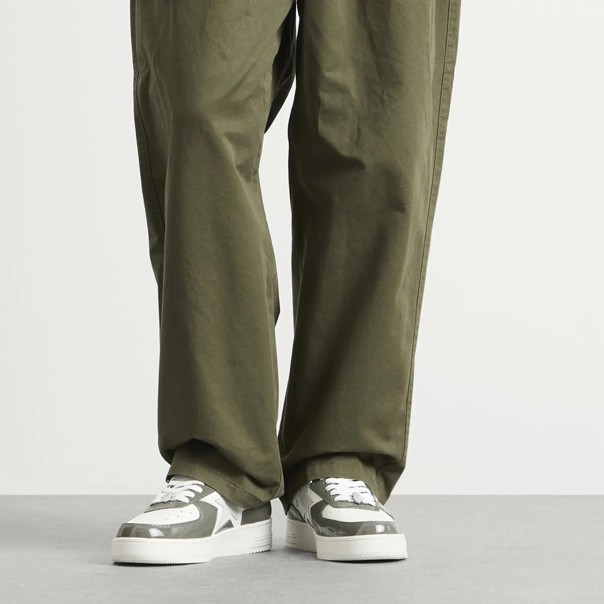 A Bathing Ape Men's BAPE STA ICON #2 M1 Green