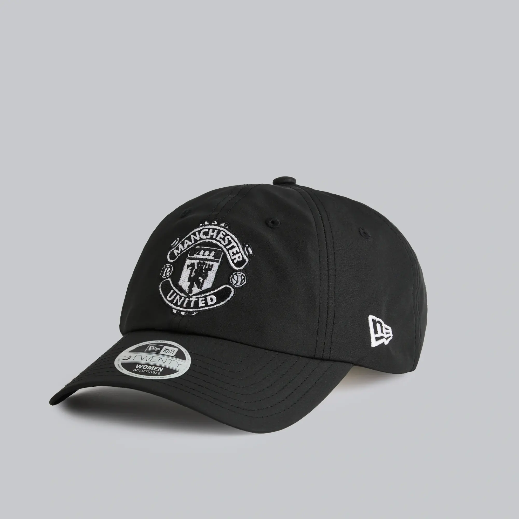 Manchester United x New Era Womens Open Back Cap Black