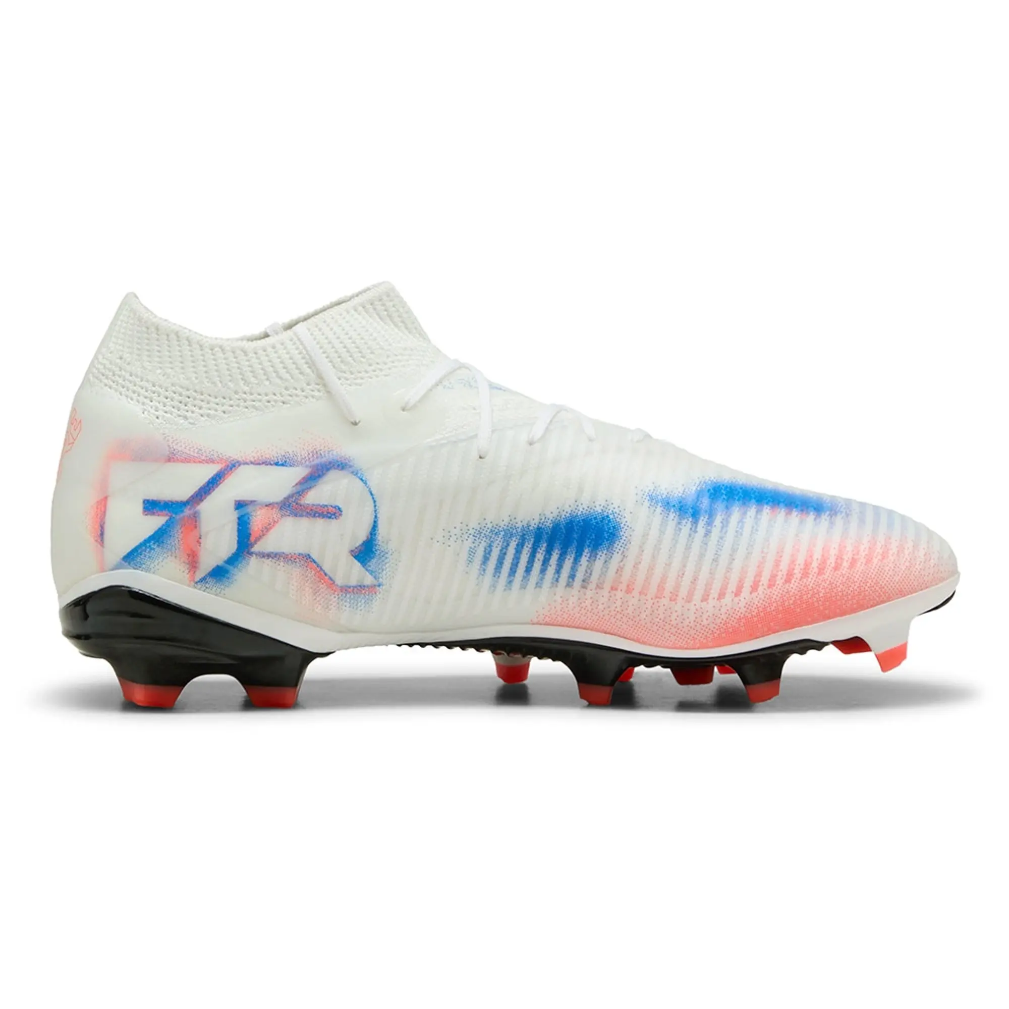 PUMA Future 8 Pro FG/AG Football Boots Women, White/Black/Glowing Red, size 3