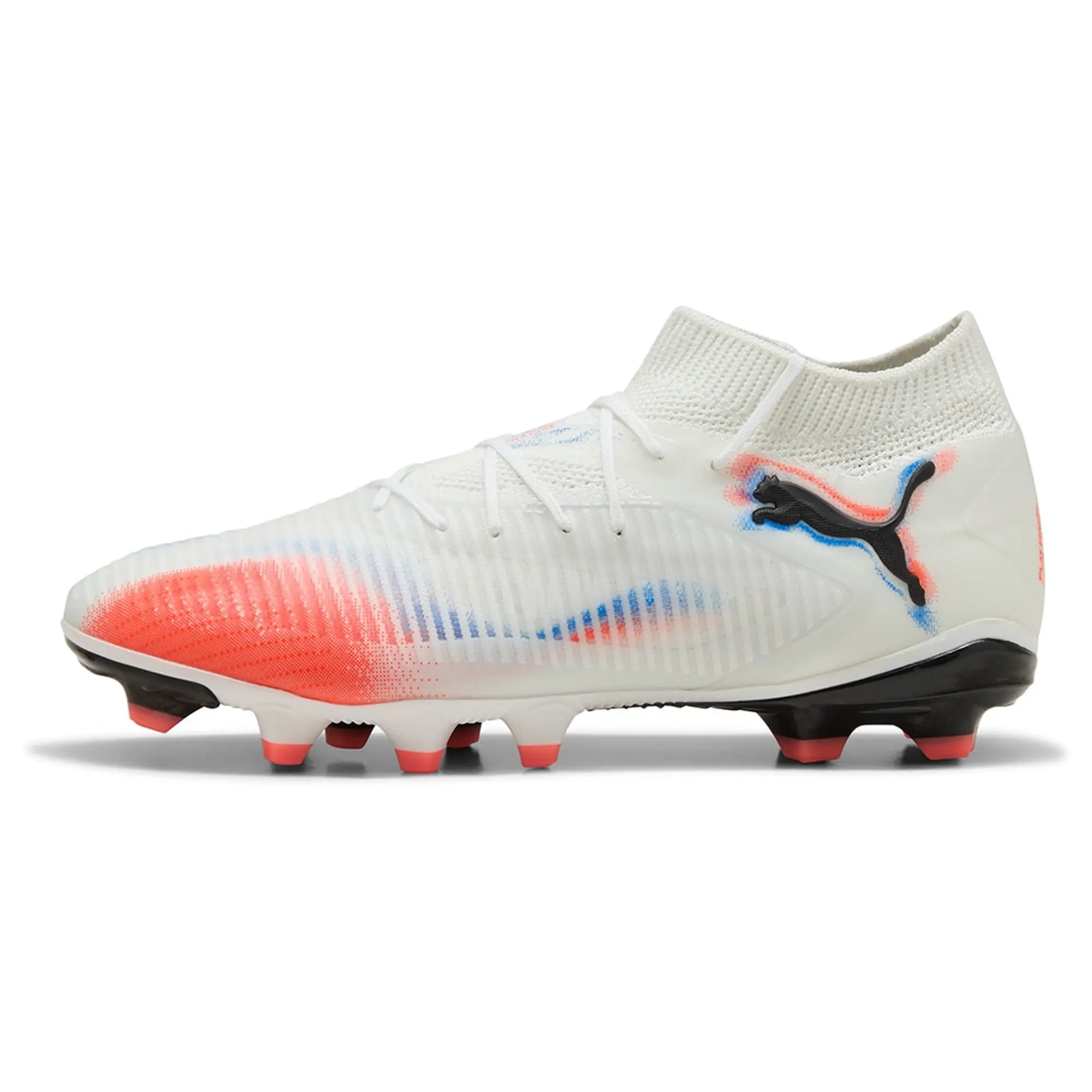 PUMA Future 8 Pro FG/AG Football Boots Women, White/Black/Glowing Red, size 3
