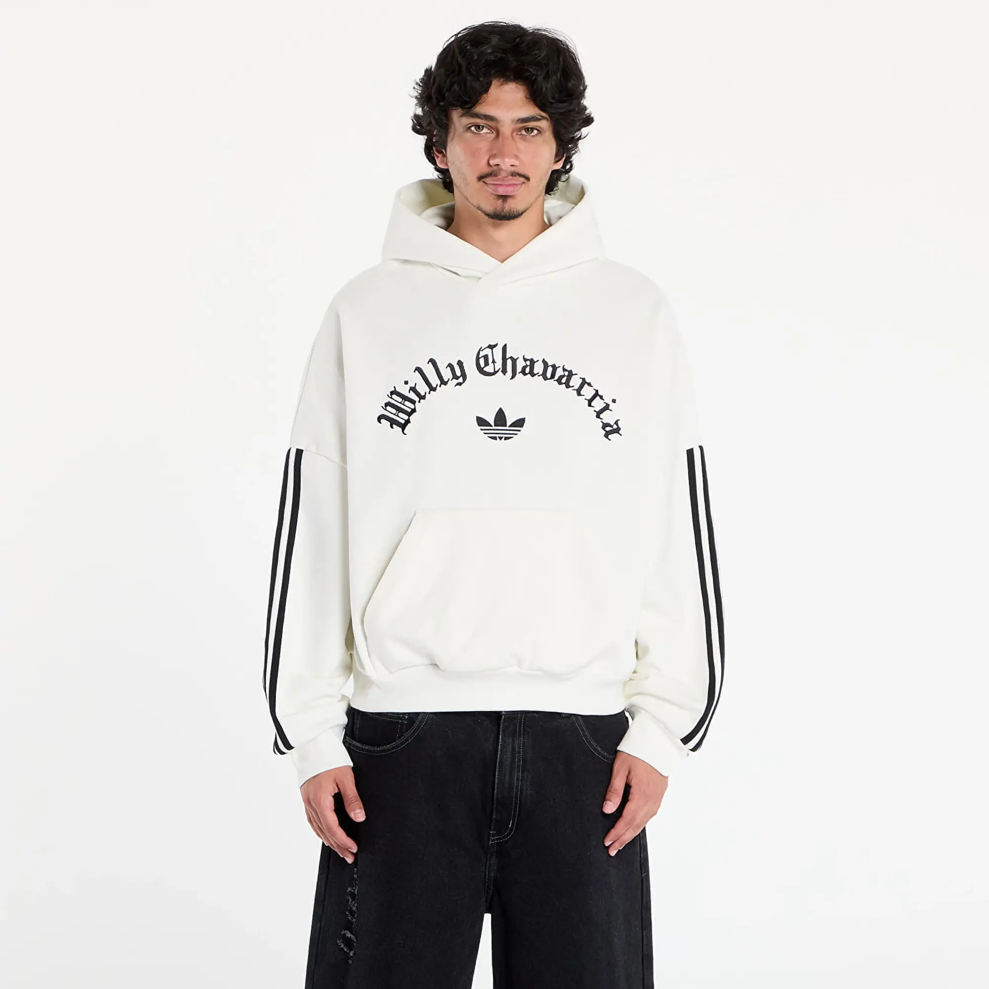 Sweatshirt Adidas X Willy Chavarria Trefoil Hoodie White/ Off White S